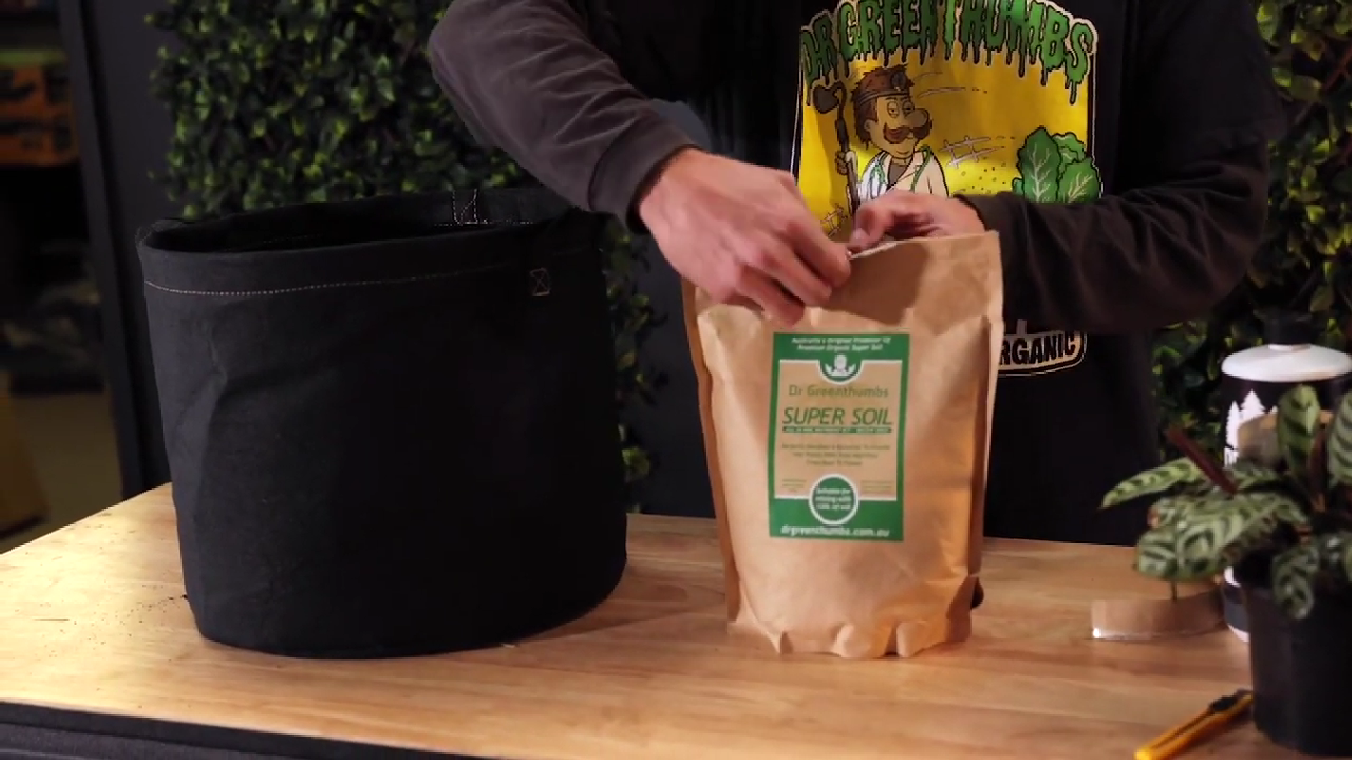 Making Living & Super Soil from Dr Greenthumbs Products