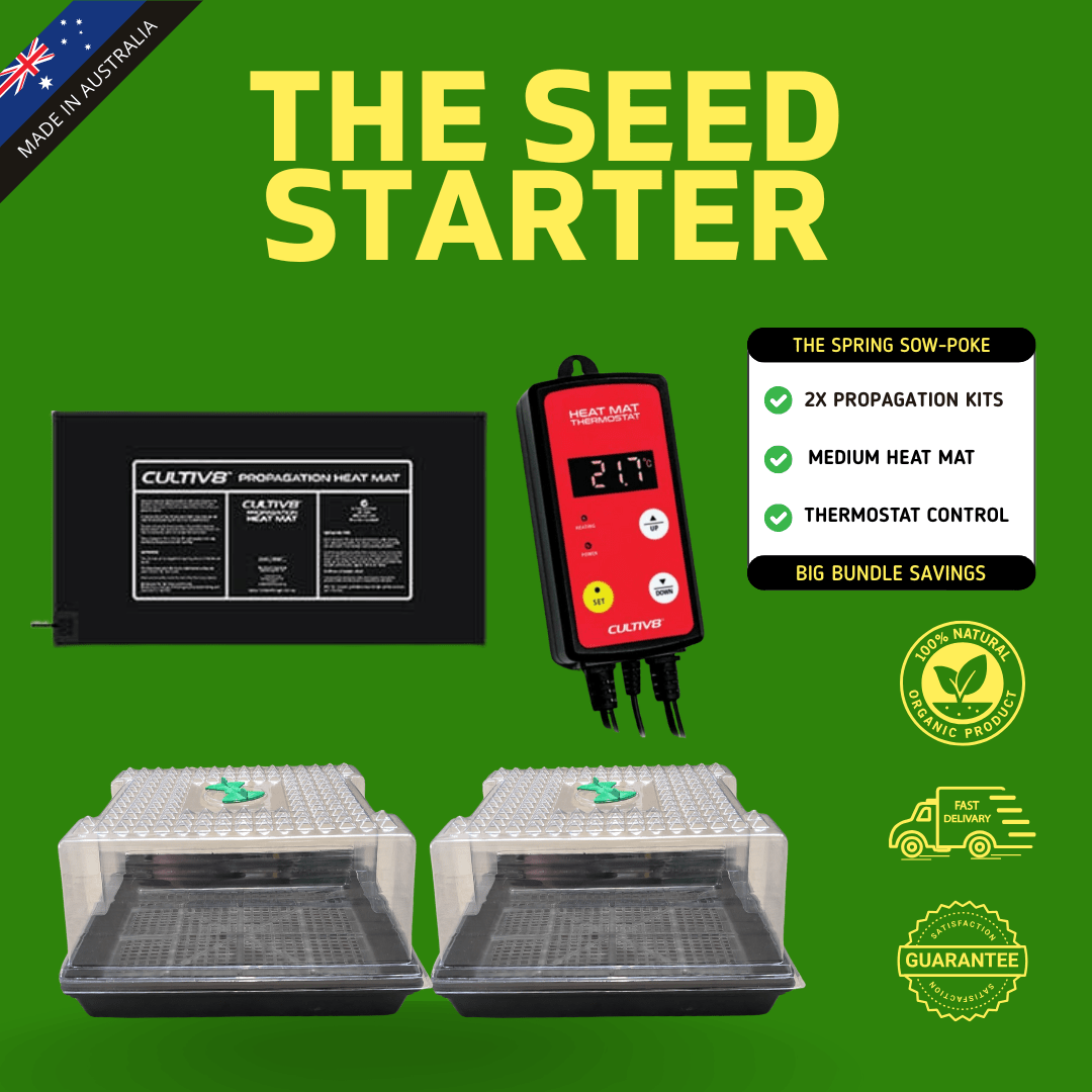 Combo Packs Gardening Accessories > Propagation Tools > Heat Mats & Thermostats The Seed Starter – The Spring Sow-Poke