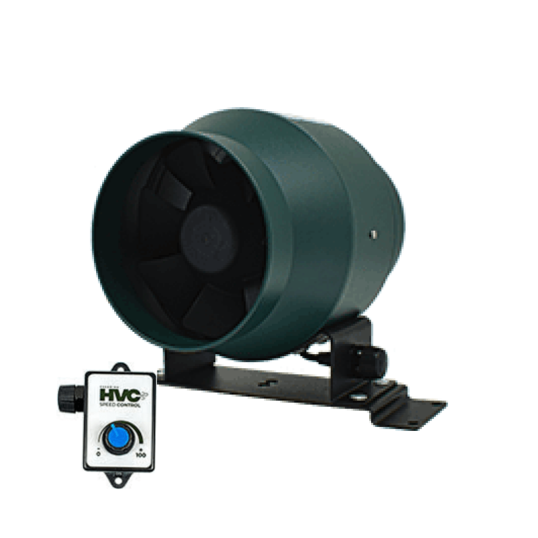 Sigilventus Hydroponic Supplies > Environment > EC & Silenced Fans HVC Dimmable EC Fan (100mm / 125mm)