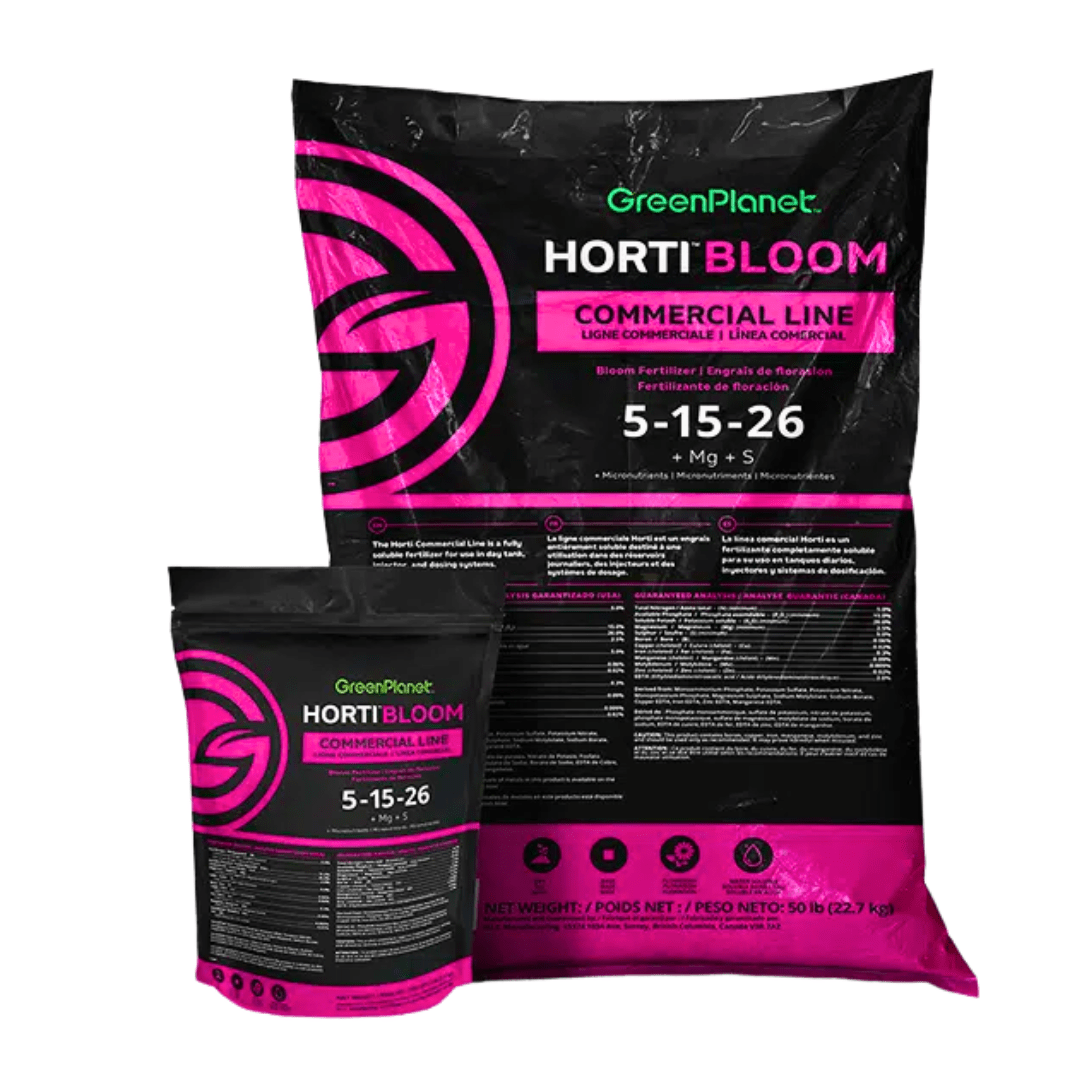 Green Planet Hydroponic Supplies > Hydroponic Nutrients > Base Nutrients 2.3kg Green Planet Horti Bloom 2.3kg | (5-15-26) + Mg + S + Micronutrients | Premium Dry Fertilizer for Early to Mid-Flowering Stages