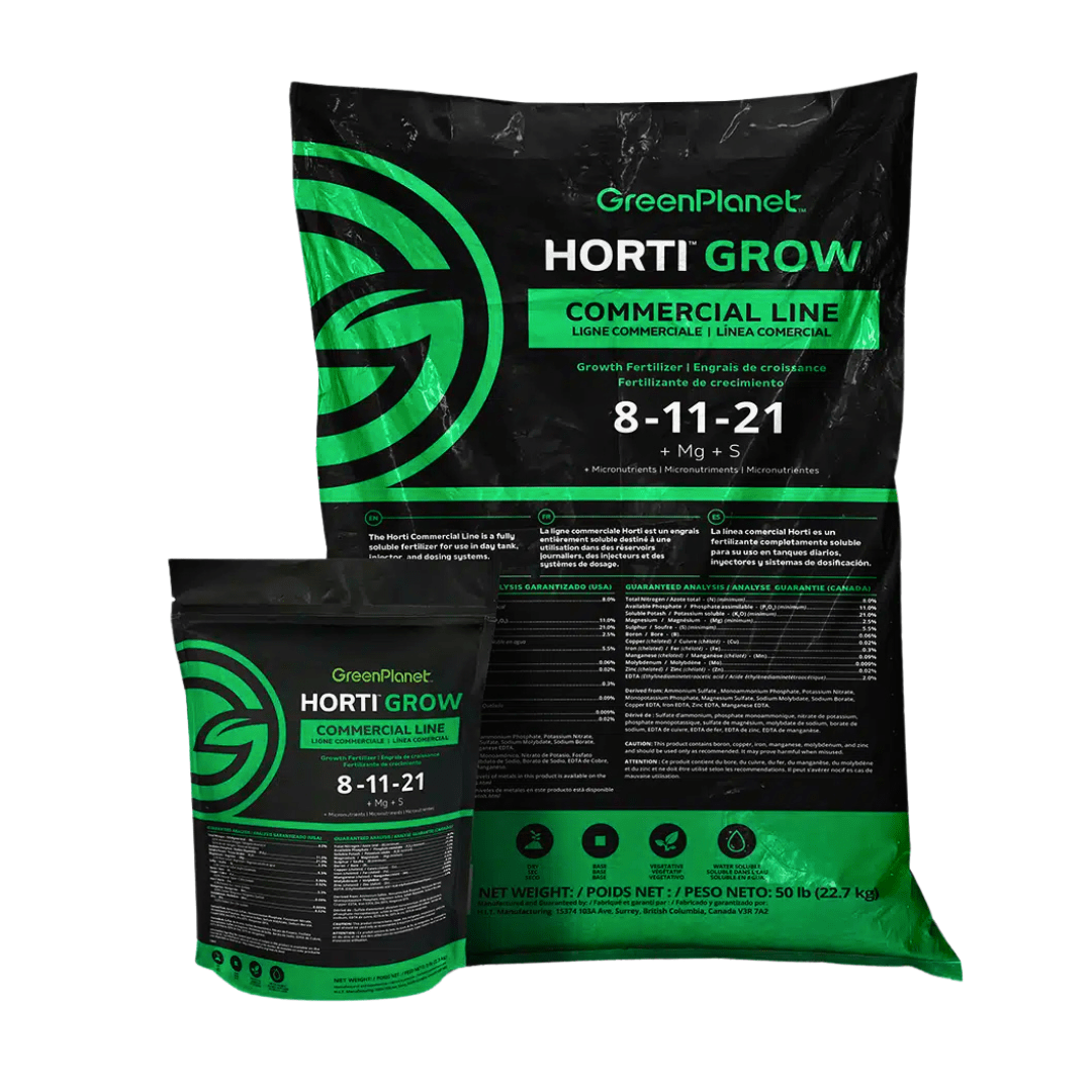 Green Planet Hydroponic Supplies > Hydroponic Nutrients > Base Nutrients 2.3kg Green Planet Horti Grow 2.3kg | (8-11-21) + Mg + S + Micronutrients | Premium Dry Fertilizer for Vegetative Stage