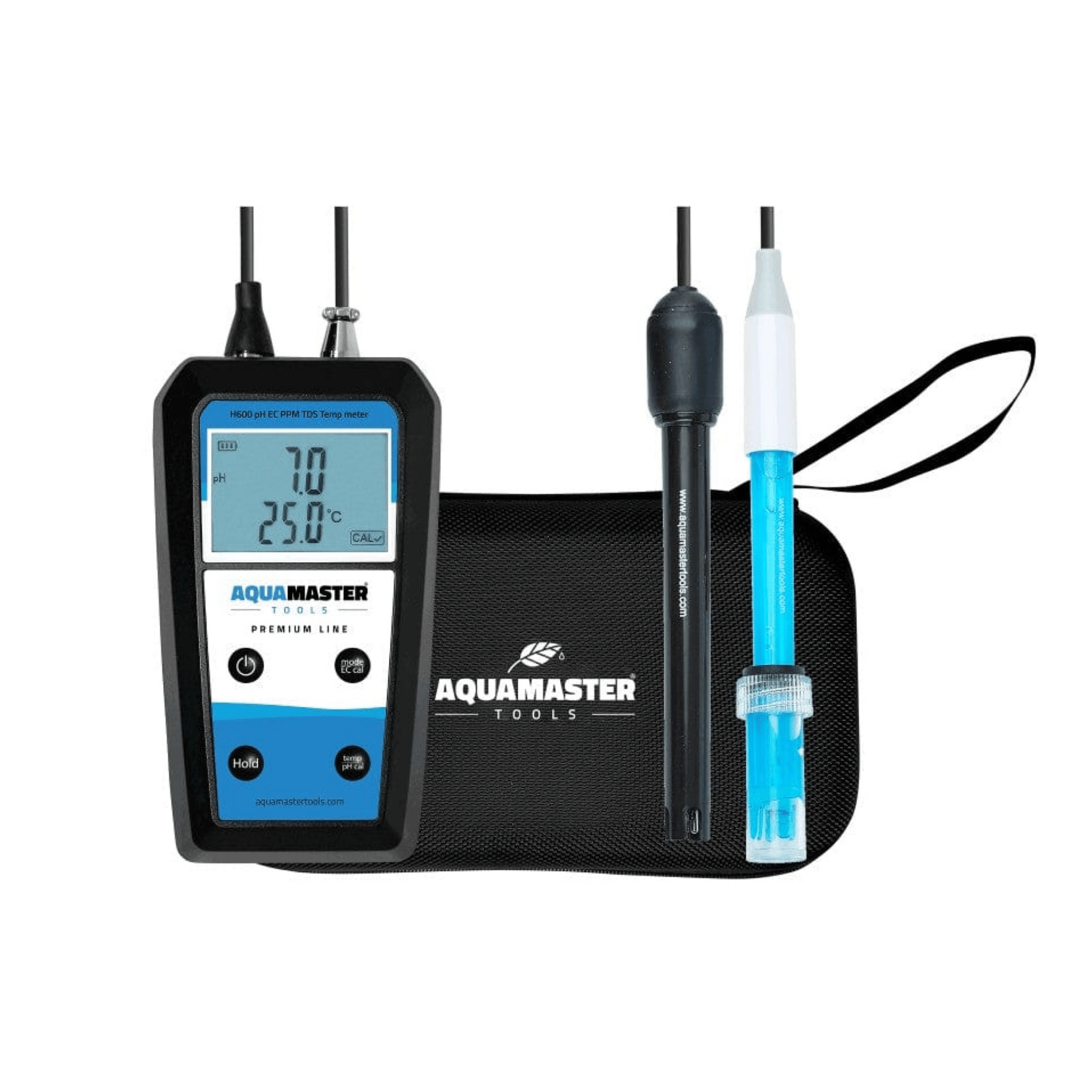 Aqua Master Hydroponic Supplies > Water Test Meters & Solutions > EC & pH Meters Aqua Master H600 Pro Handheld Meter (pH, EC, PPM, TDS, Temp)