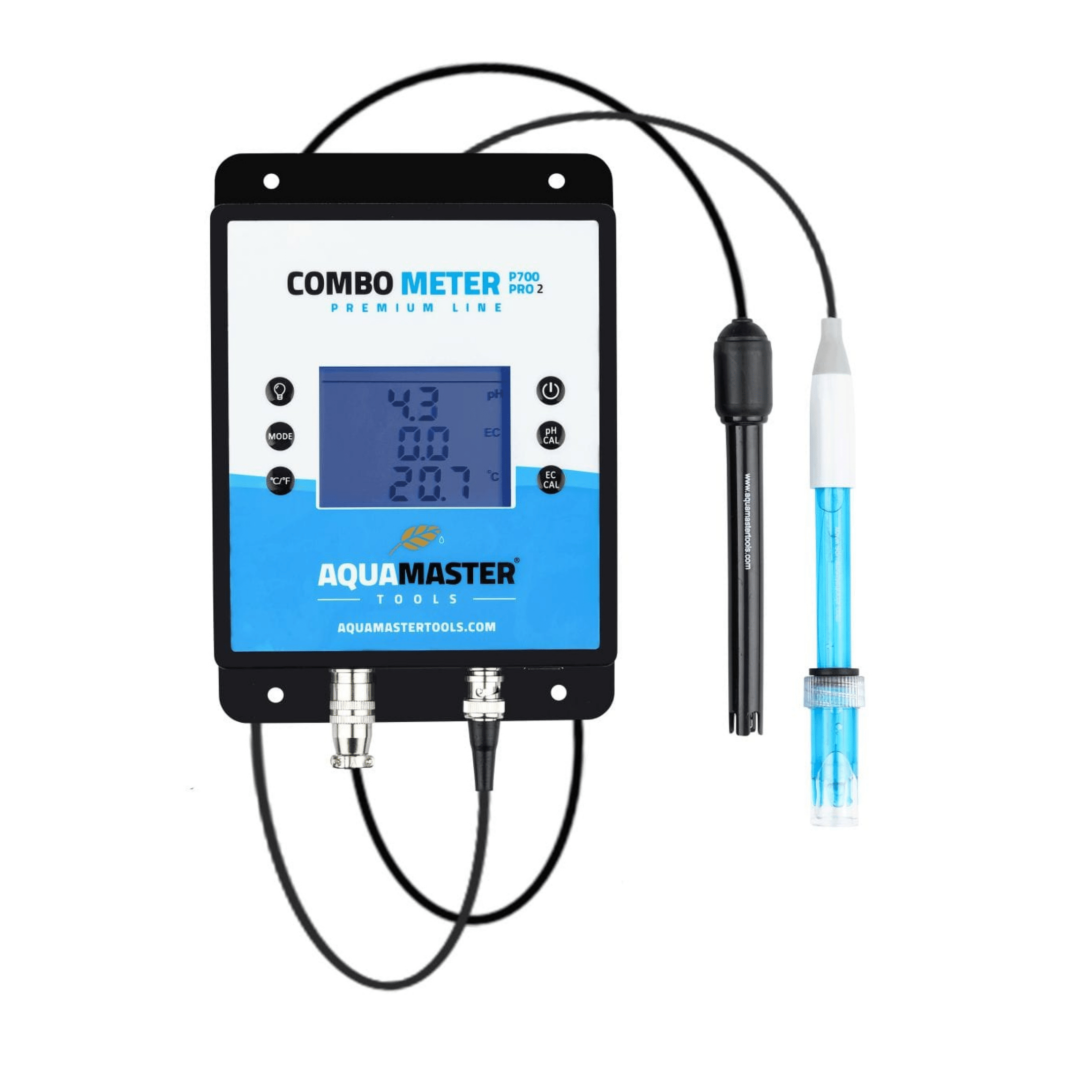 Aqua Master Hydroponic Supplies > Water Test Meters & Solutions > EC & pH Meters Aqua Master P700 Pro 2 Combo Meter (pH, EC, CF, PPM, Temp)