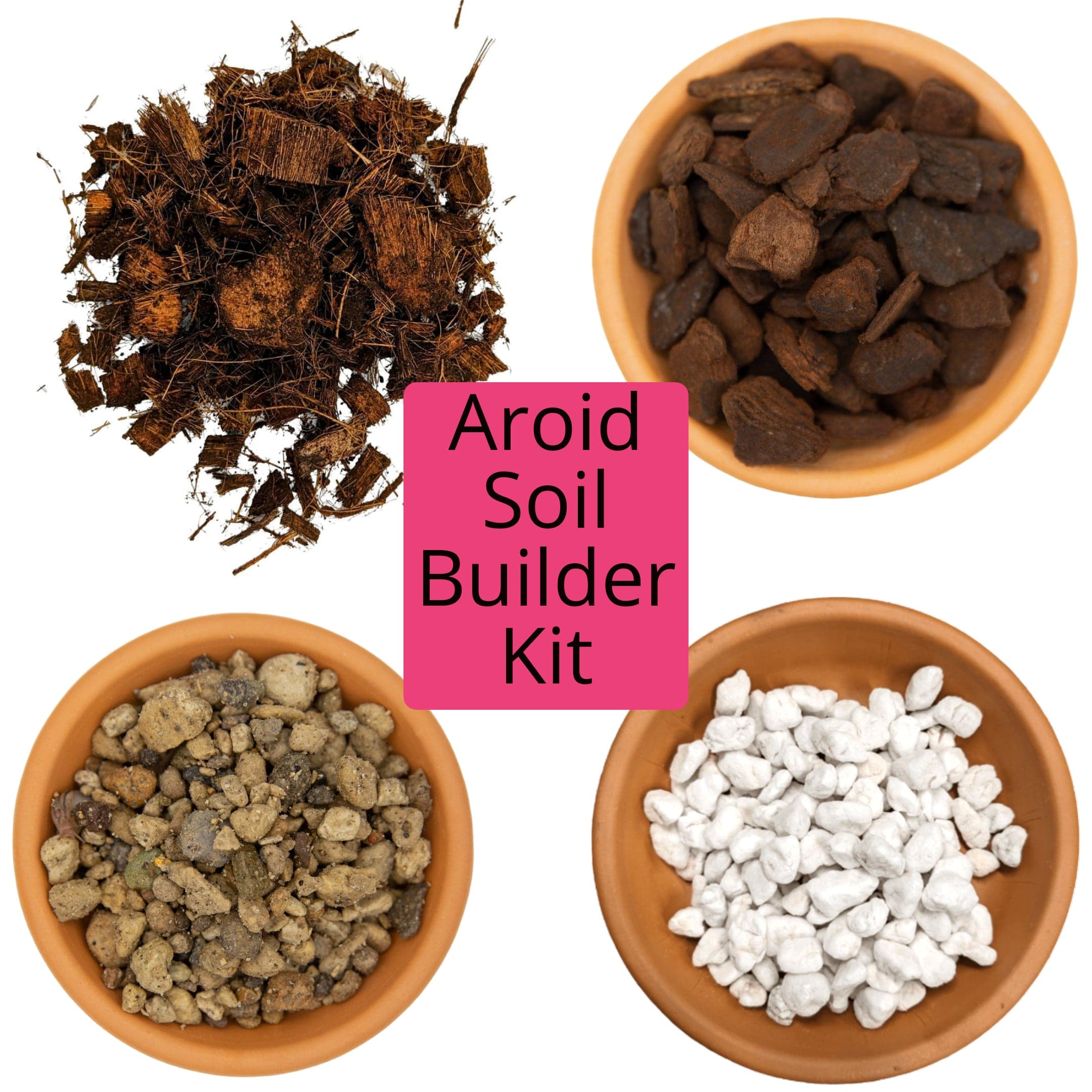 Dr Greenthumbs Organic Gardening > Dry Amendments > Premium Nutrient Kits Aroid Soil Builder Kit (Save 18%)