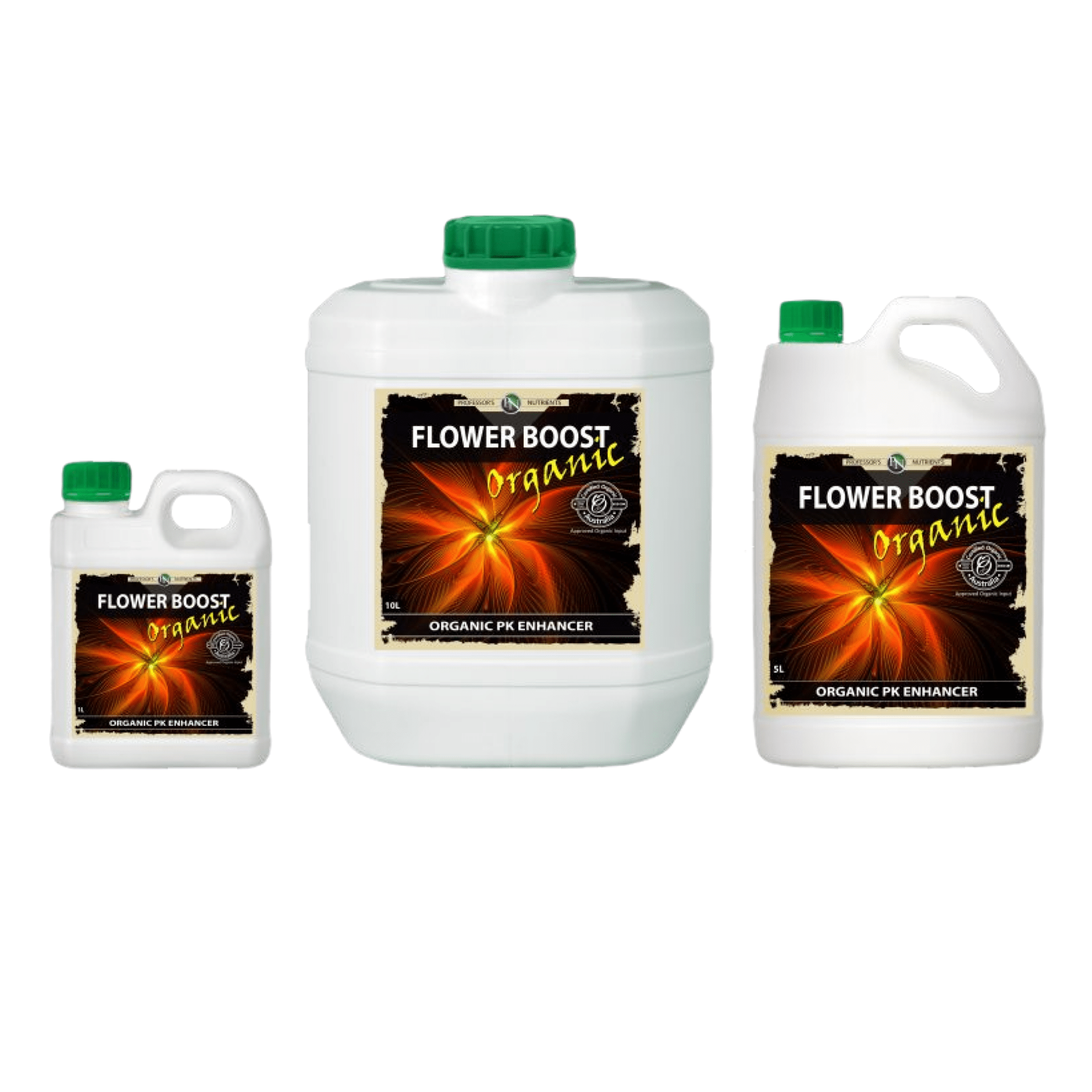 Professor Nutrients Organic Gardening > Liquid Fertilisers Professors Organic Flower Boost (1L / 5L - Certified Organic)