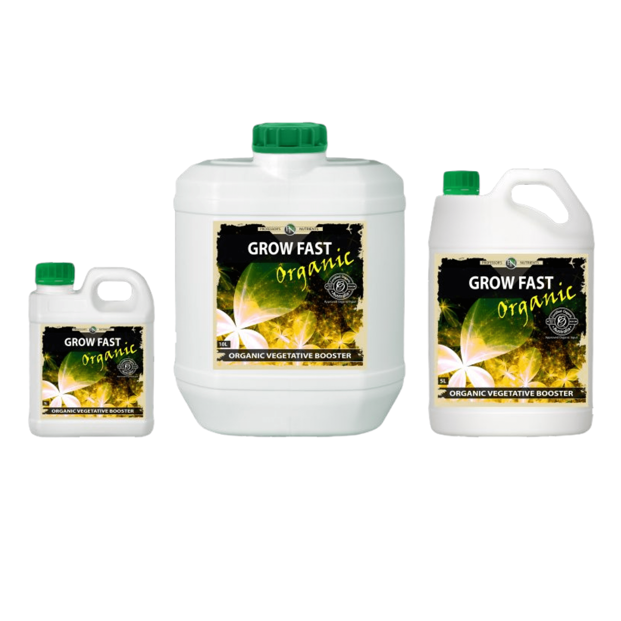 Professor Nutrients Organic Gardening > Liquid Fertilisers Professors Organic Grow Fast (1L / 5L - Certified Organic)
