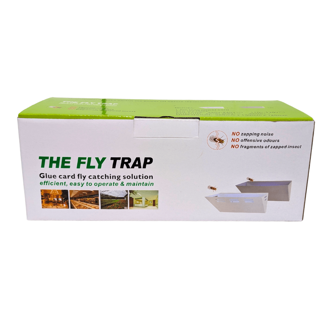 Dr Greenthumbs Organic Gardening > Organic Pest Control THE FLY TRAP – Electronic Gnat & Thrip Trap with UV Light and 8 Glue Card Refills