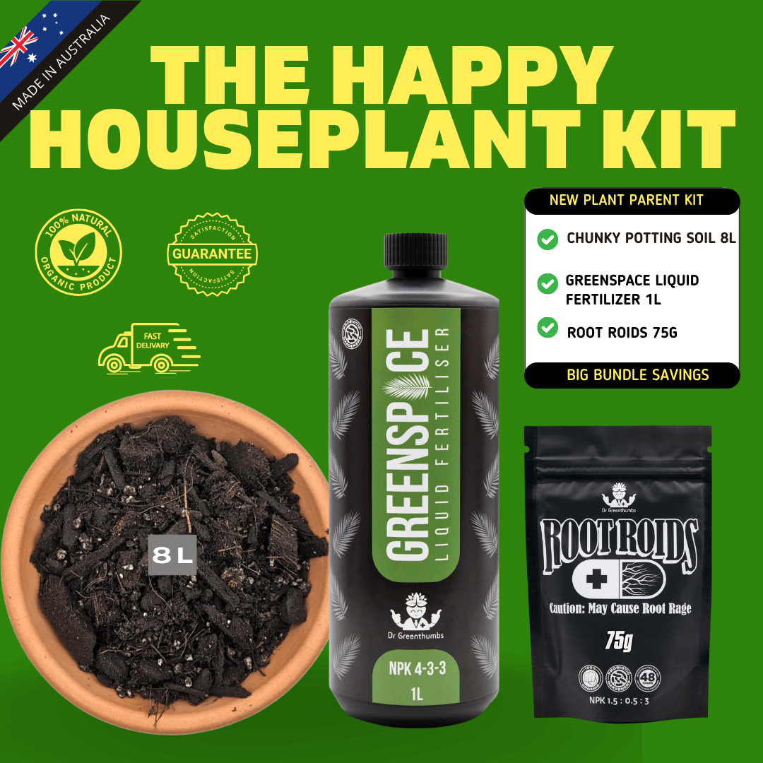 Combo Packs Organic Gardening > Potting Soil & Growing Media The Happy Houseplant Kit - Everything for your new plant to thrive!