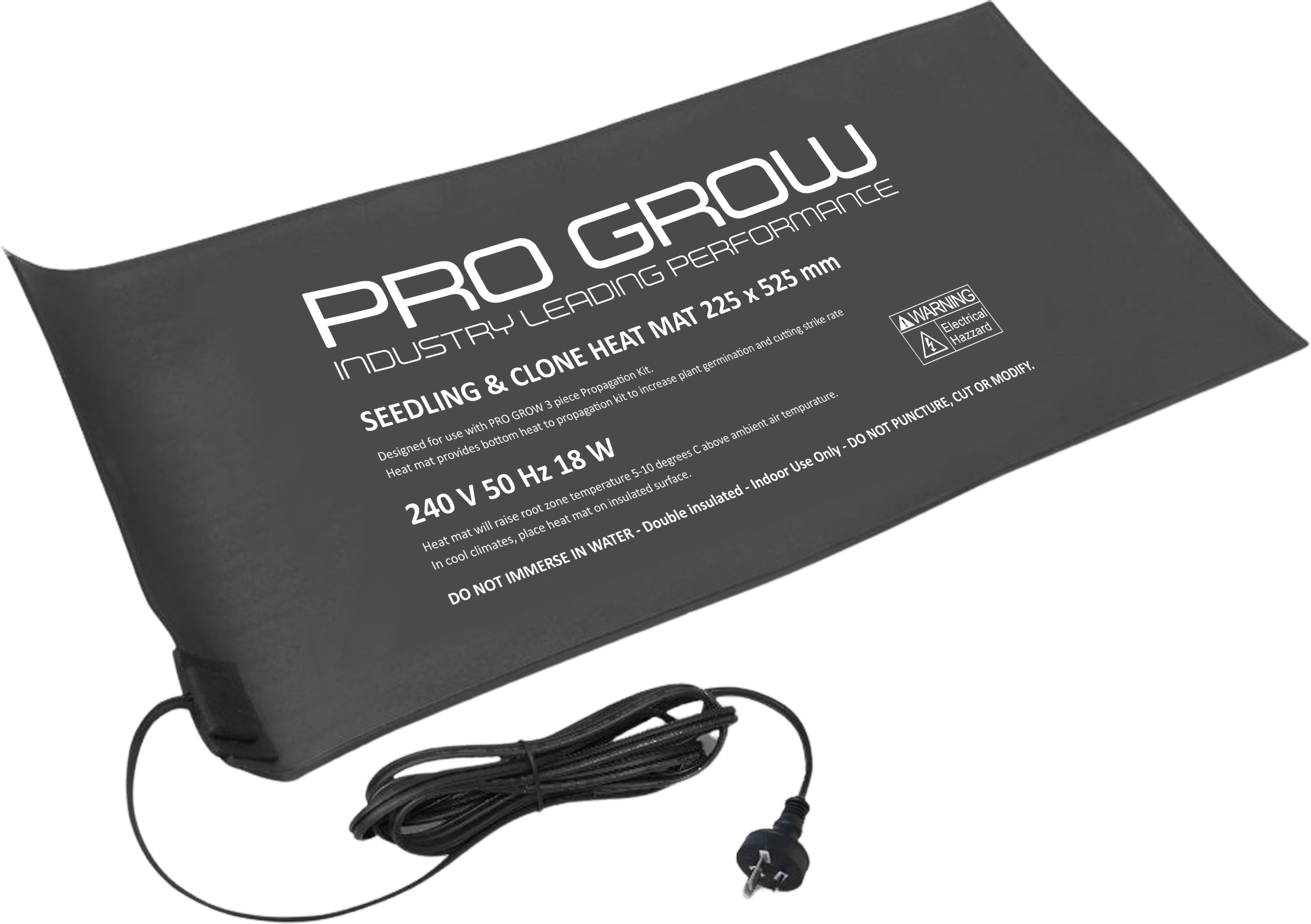 Dr Greenthumbs 225 x 525 mm / 18w Pro Grow Heat Mat 18w - 225 x 525 mm