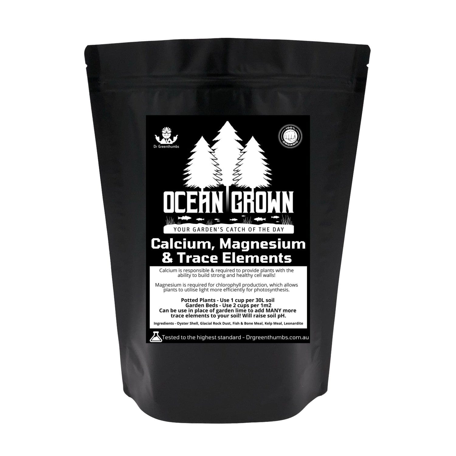 Dr Greenthumbs Ocean Grown - Cal Mag 1Kg (Complex Calcium & Magnesium For Living Soil)