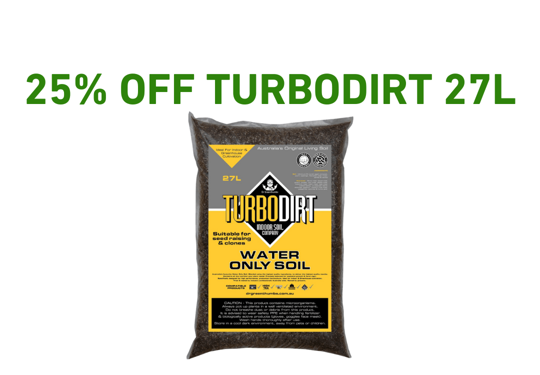 Bag of Turbodirt soil.