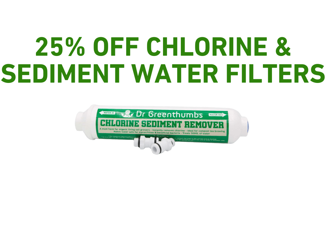 Water filter with text overlay.