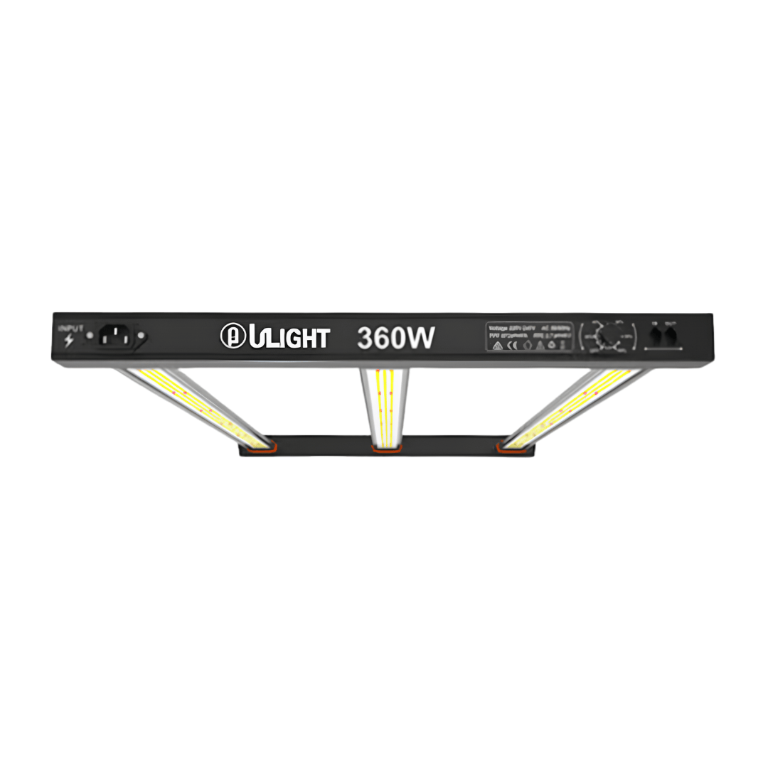 ULight 360W ECO LED Grow Light – Full Spectrum Dimmable Indoor Plant Light with 2.7 µmol/J Efficiency, 1008 Diodes & Integrated Driver