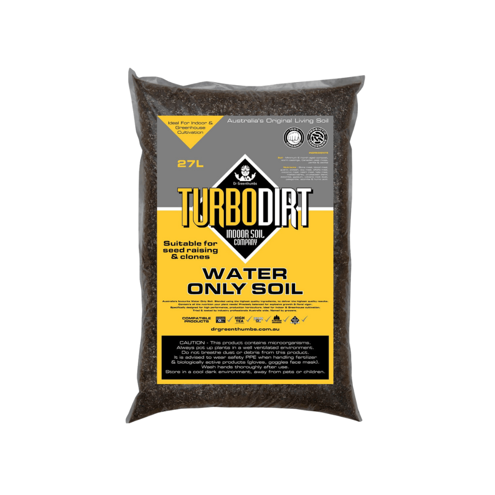27L TurboDirt Water-Only Living Soil - One Time Markdown | $45