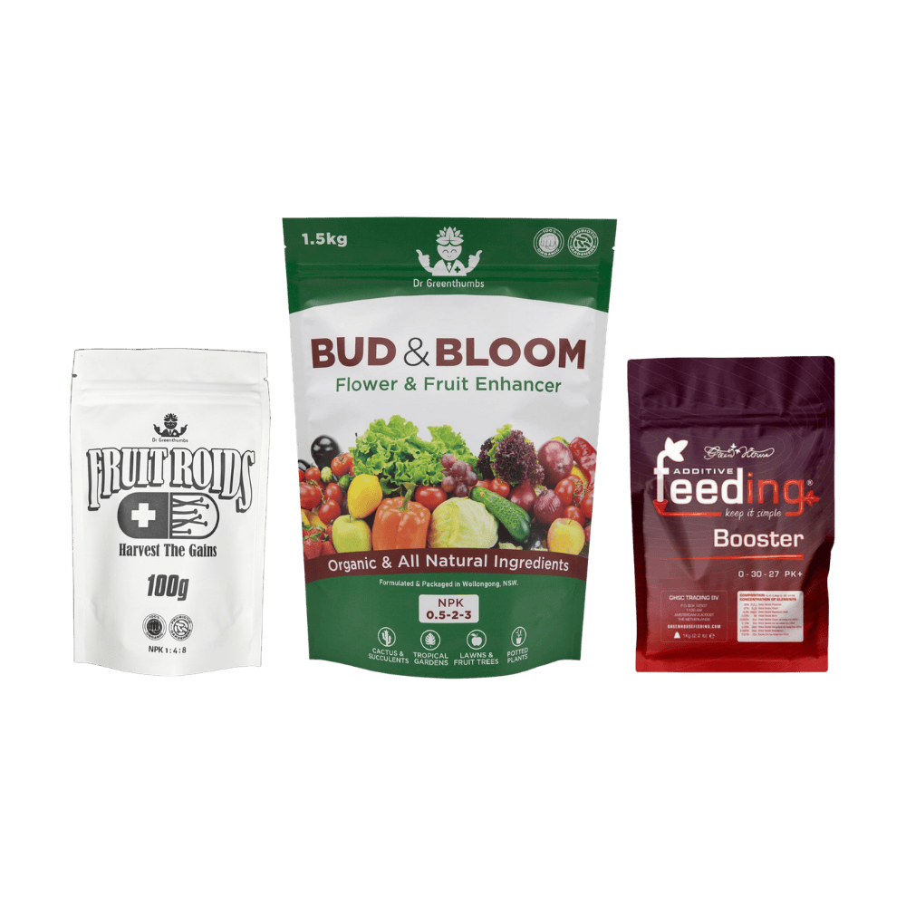 Fruit & Flower Boost Pack – Organic Flowering Enhancers & PK Booster Bundle $80