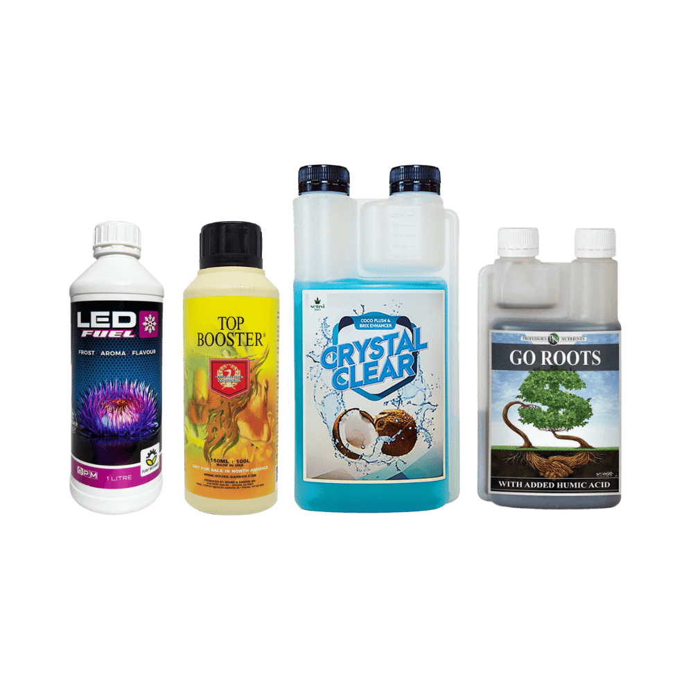 Hydro Additive Taster Pack – 4-Piece Hydroponic Nutrient Additive Bundle | $85