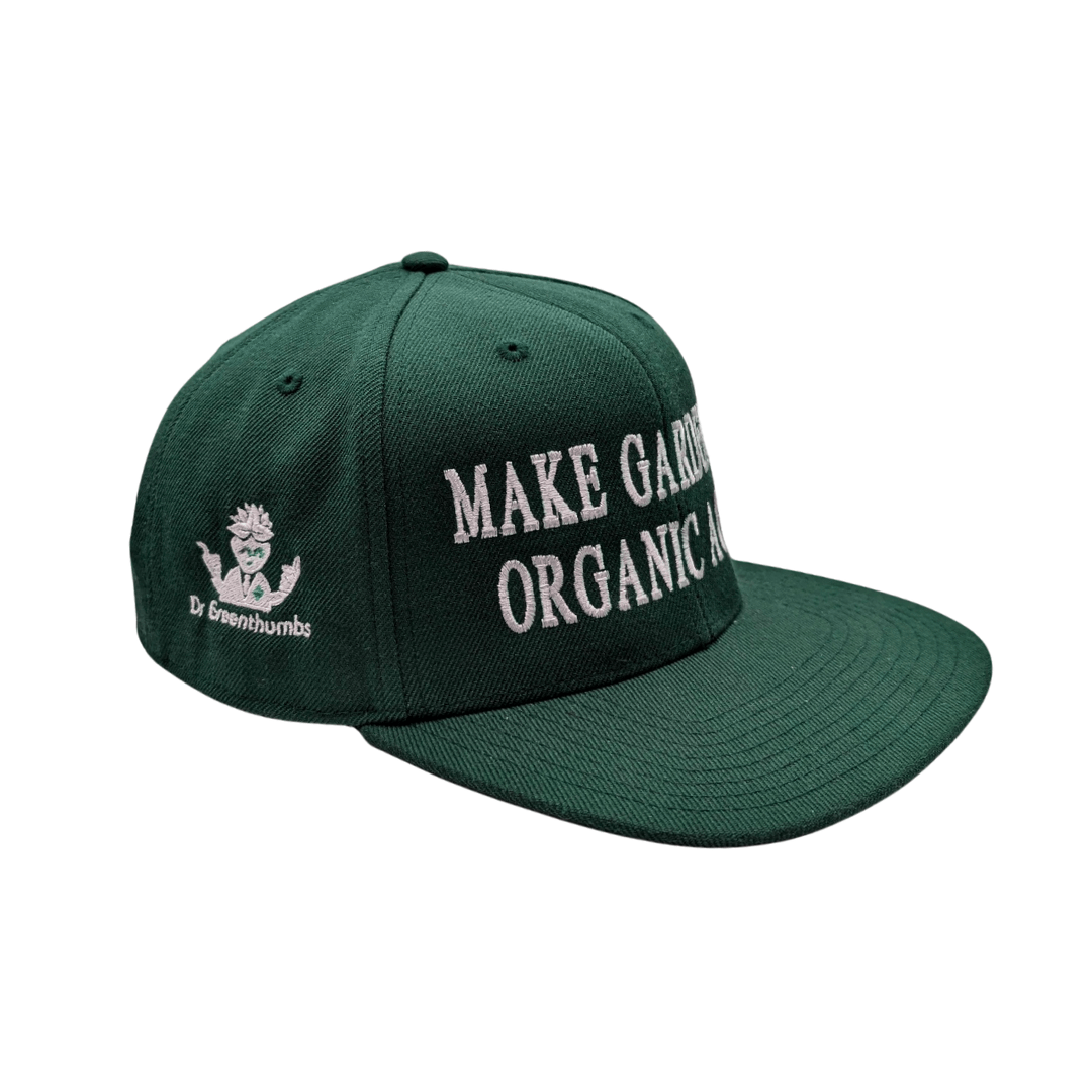 Dr Greenthumbs Gardening Accessories > Clothing & Merchandise Make Gardening Organic Again Cap – Snapback Baseball Cap