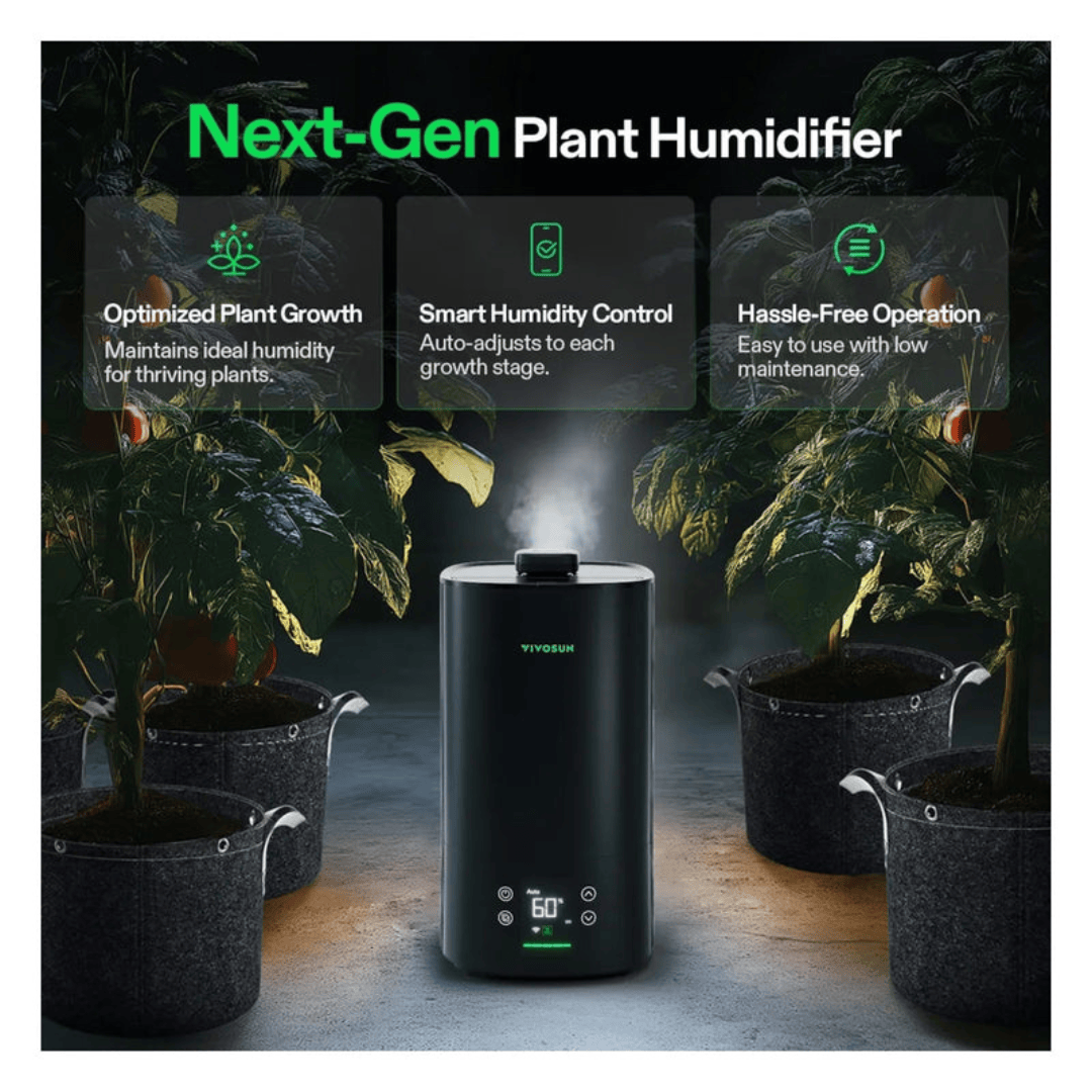 VIVOSUN AeroStream H05 5L Smart WiFi Grow Tent Humidifier with VPD Control