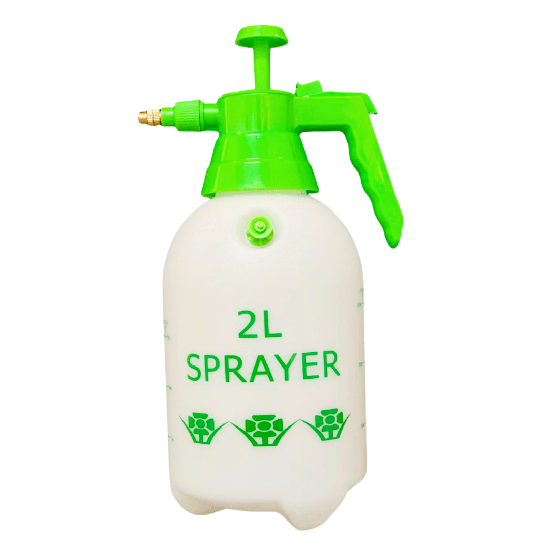 Generic Gardening Accessories > Spray Bottles Micro-Press 2L Pressure Sprayer with Safety Relief Valve – Adjustable Brass Nozzle