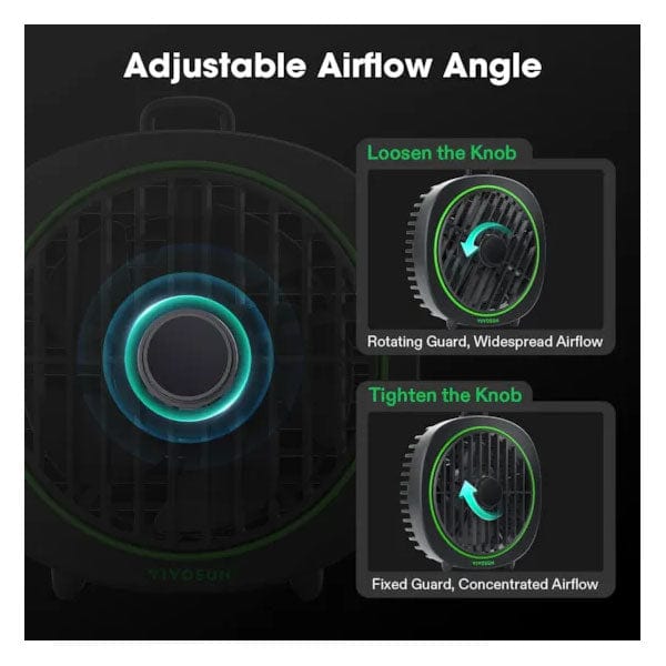 Vivosun Hydroponic Supplies > Environment > Clip On Fans VIVOSUN AeroWave D4 4” USB-Powered Clip Fan