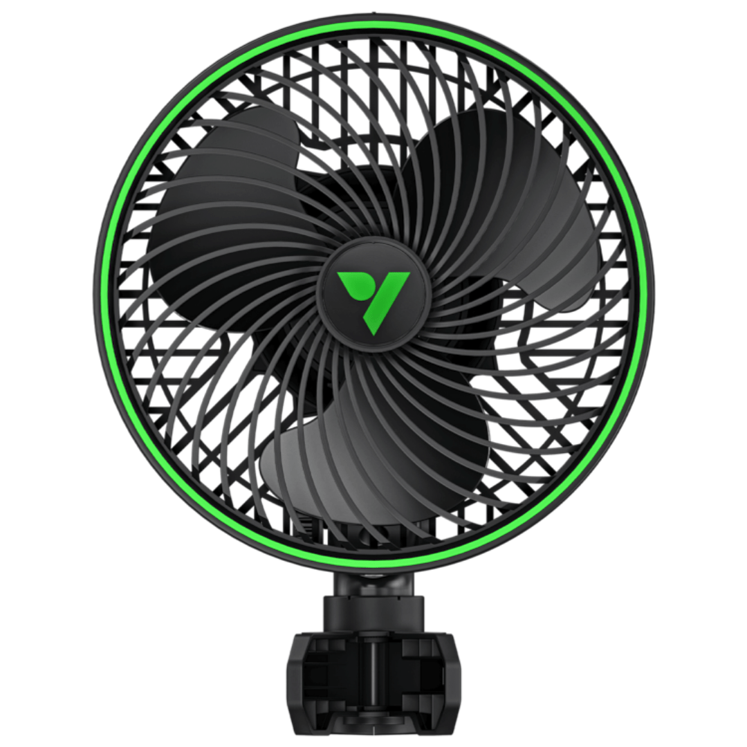 Vivosun Hydroponic Supplies > Environment > Clip On Fans VIVOSUN AeroWave E6 6" Clip-On Oscillating Grow Tent Fan with EC Motor, Smart Control & Natural Wind Mode