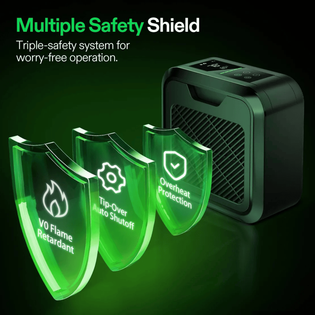 Vivosun Hydroponic Supplies > Environment > Environmental Control VIVOSUN AeroFlux Grow Tent Heater 700W Smart PTC Heater with VPD Control, App Monitoring & Safety Protection
