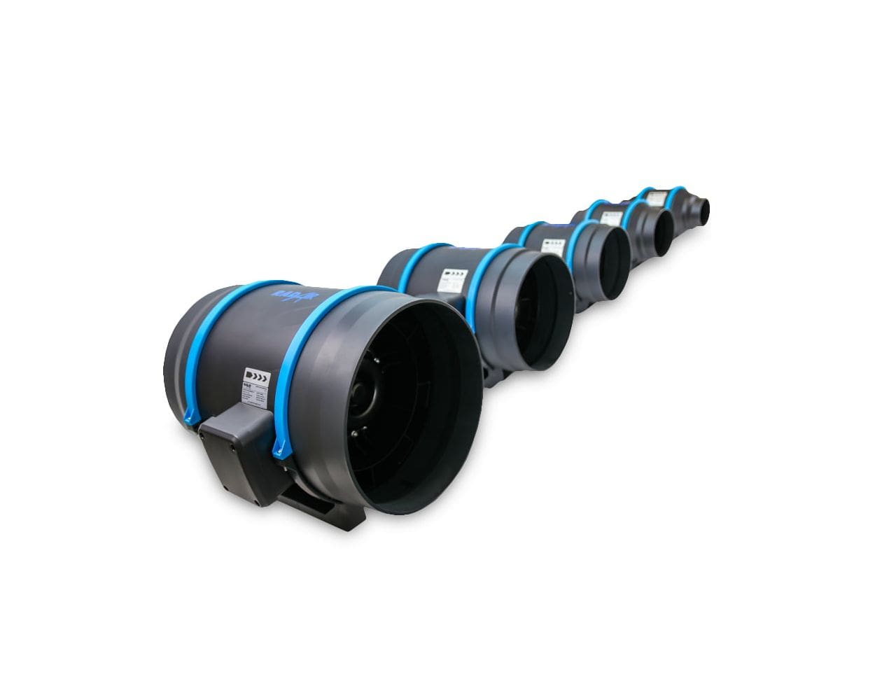RadAir Hydroponic Supplies > Environment > Inline & Centrifugal Fans RadAir Mixed Flow Fan (125mm / 150mm)
