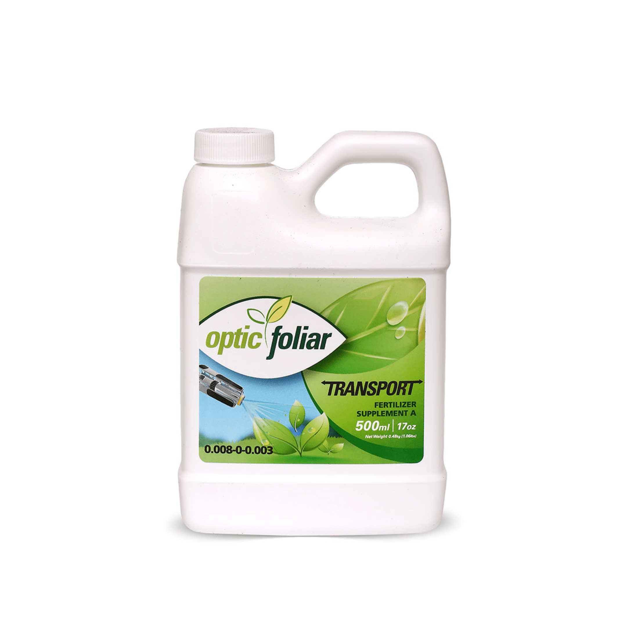 Optic Foliar Hydroponic Supplies > Hydroponic Nutrients > Nutrient Additives Optic Foliar TRANSPORT (Lights On Foliar Spray!)