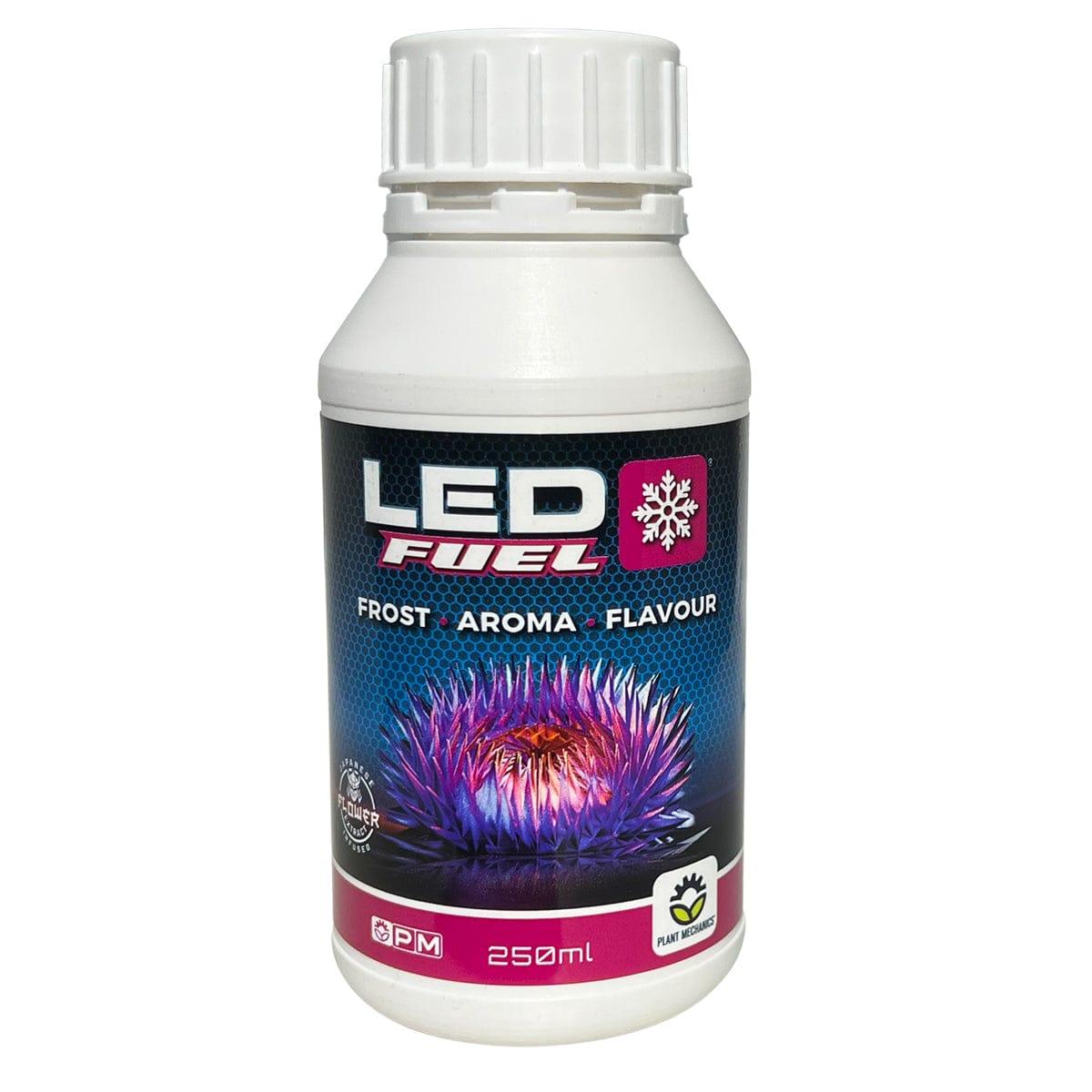 Plant Mechanics Hydroponic Supplies > Hydroponic Nutrients > Nutrient Additives Plant Mechanics LED Fuel (Frost + Aroma 250ml / 1L / 5L)