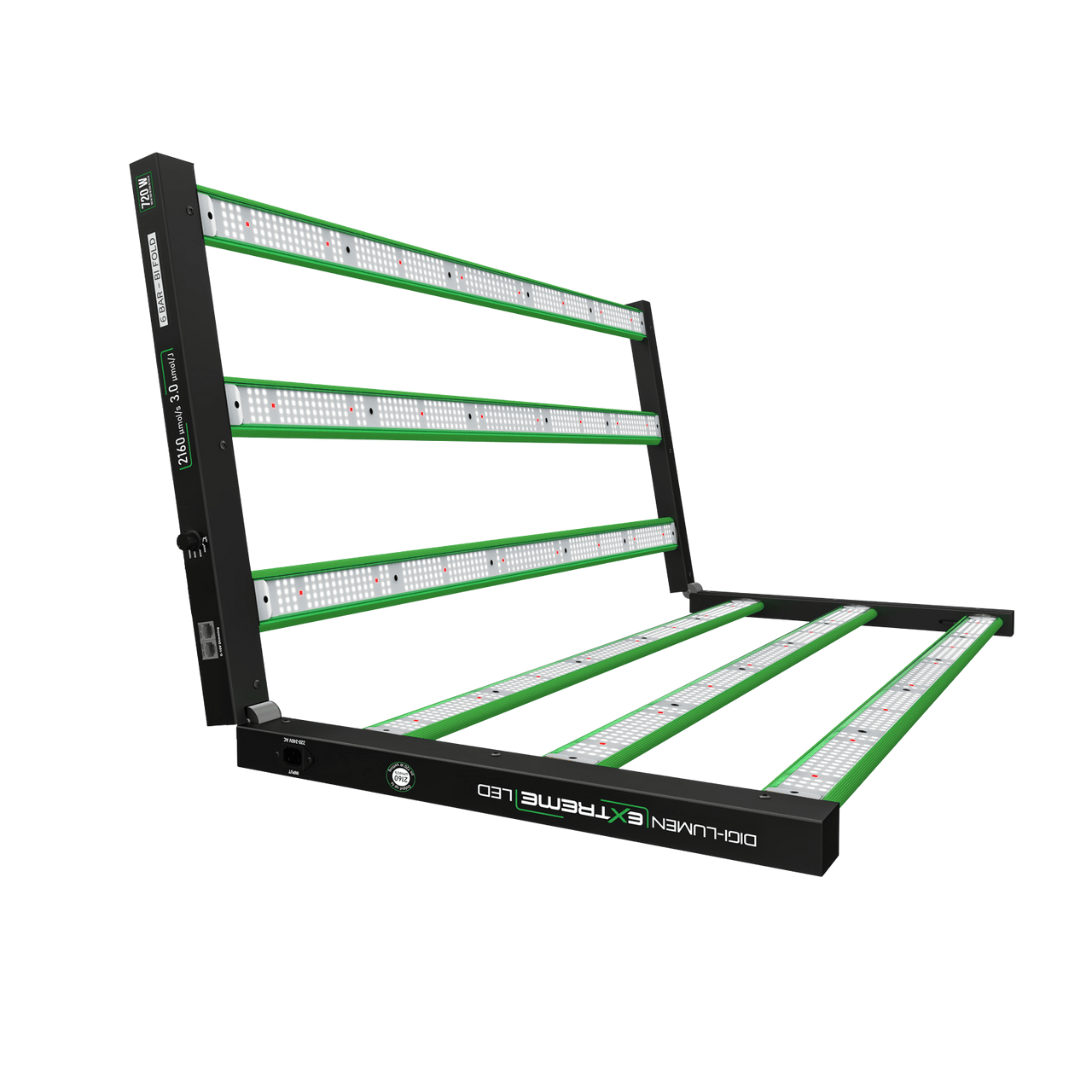 Digi Lumen Hydroponic Supplies > Lighting > LED Lights Digi-Lumen Extreme 720W LED Grow Light – 6 Bar Bi-Fold Full Spectrum System