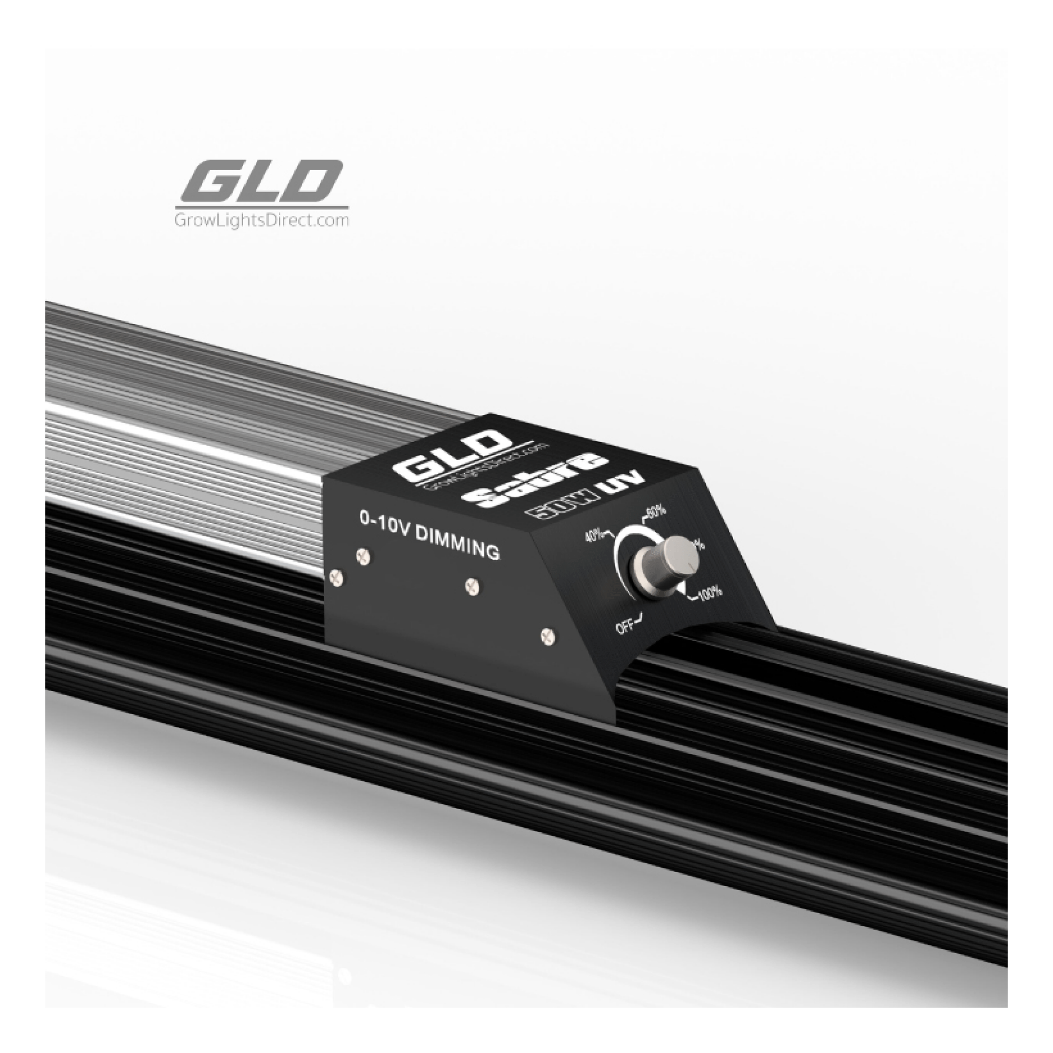 GLD Hydroponic Supplies > Lighting > LED Lights GLD Sabre UVA Light Bar (30W + 50W - Dimmable)