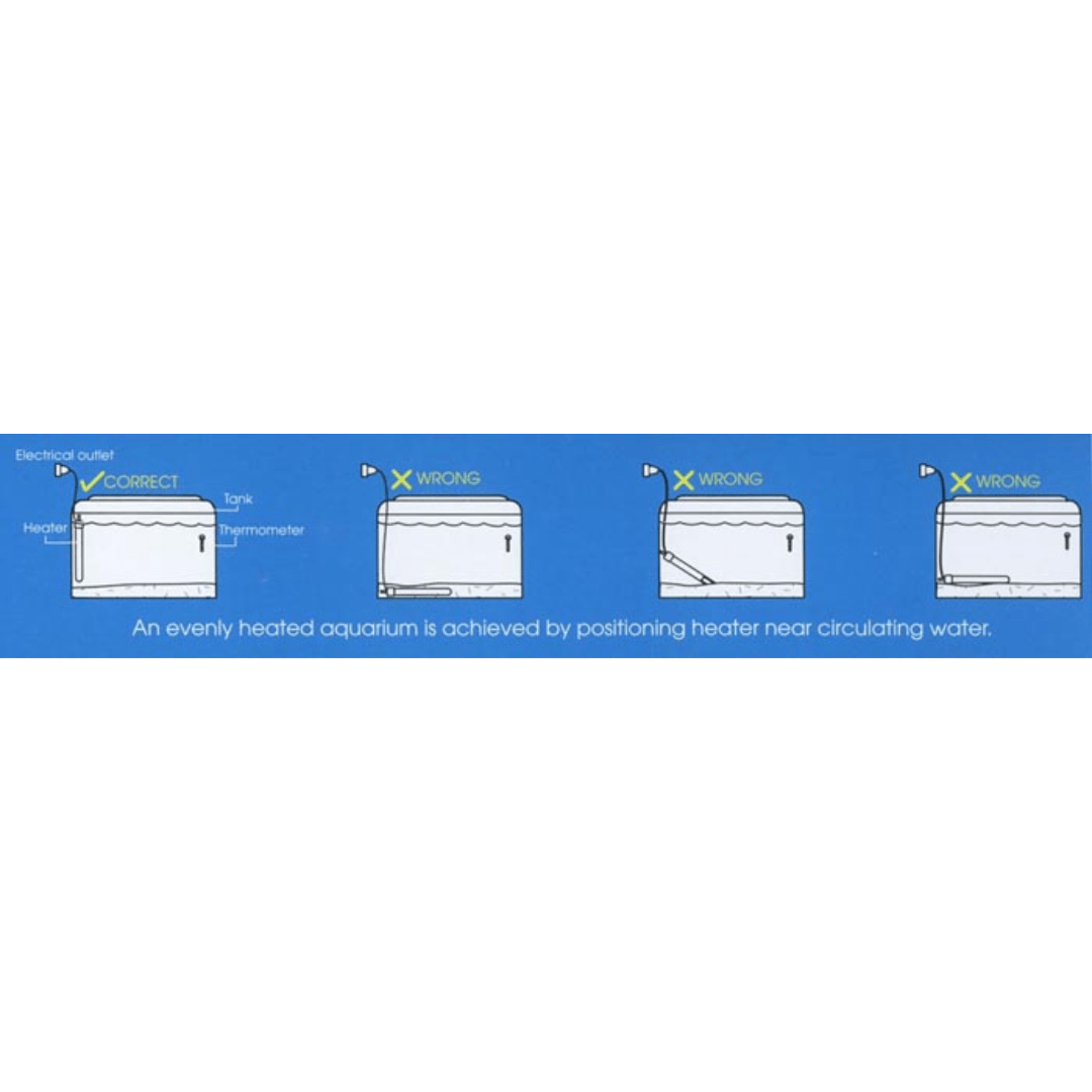 Aqua One Hydroponic Supplies > Pumps & Irrigation Supplies > Water Pumps Aqua One 55W Aquarium Heater – Submersible, Thermostat-Controlled for Reservoirs & Fish Tanks