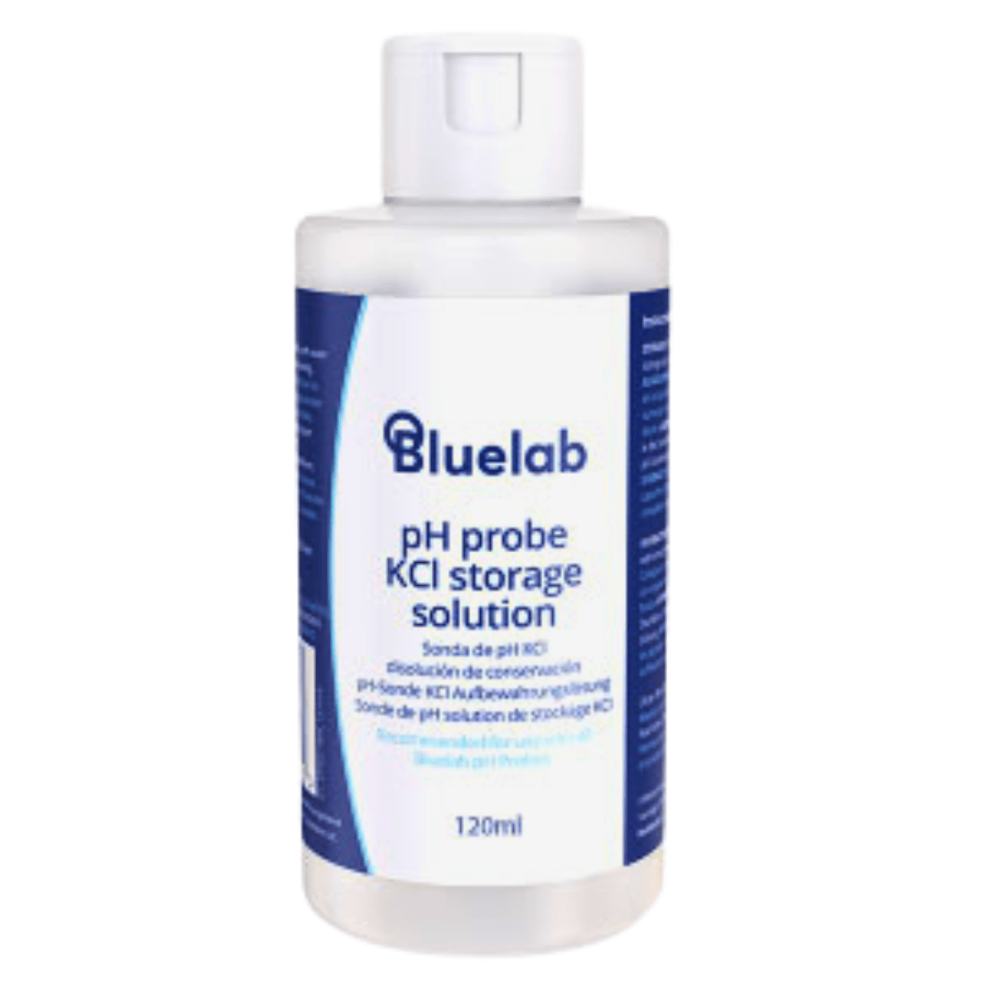 Bluelab Hydroponic Supplies > Water Test Meters & Solutions > Adjustment & Storage Solutions 120ml Bluelab pH Probe KCl Storage Solution