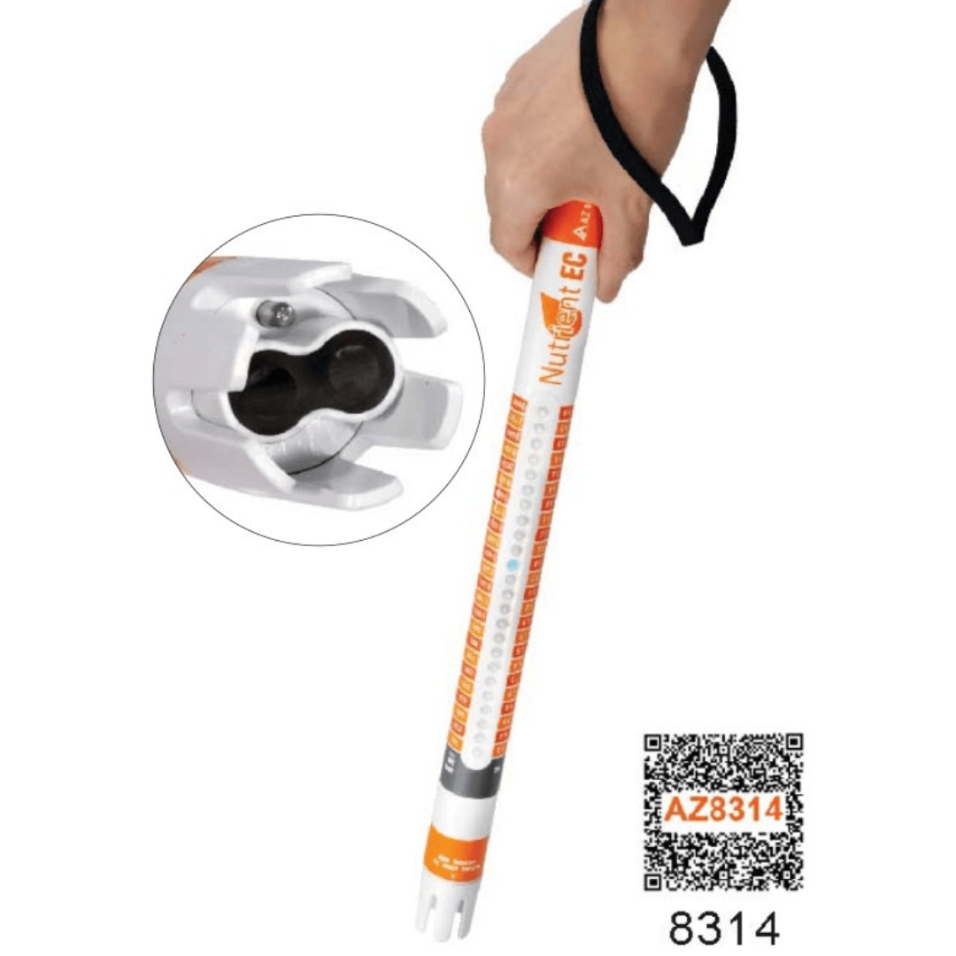 AZ Hydroponic Supplies > Water Test Meters & Solutions > EC & pH Meters AZ EC Stick Nutrient Meter Waterproof Hydroponic EC, CF & PPM Conductivity Tester with ATC