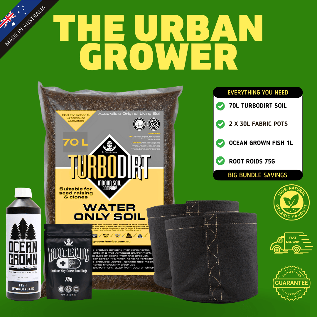 Combo Packs Organic Gardening > Dry Amendments > Premium Nutrient Kits The Urban Grower - Balcony or courtyard starter kit!