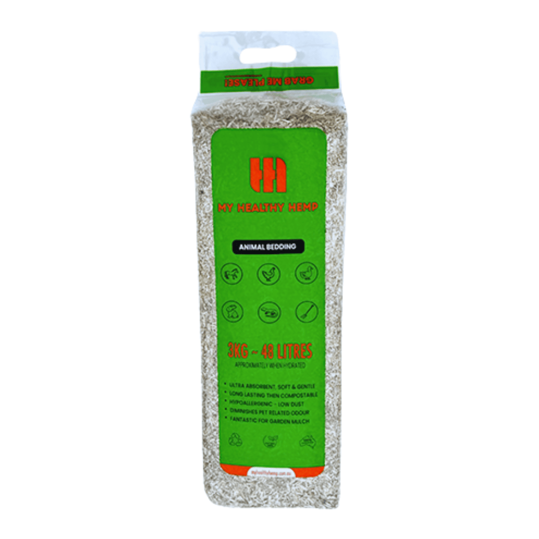 My Healthy Hemp Organic Gardening > Garden Mulch 3kg / 48L Hemp Garden Mulch & Animal Bedding | 100% Natural Hemp Hurd