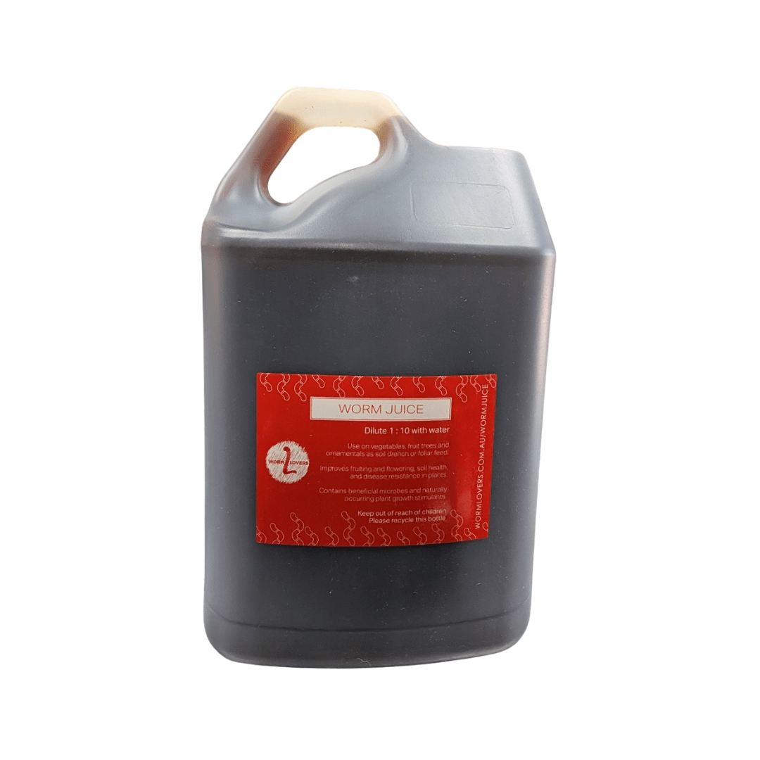 Wormlovers Organic Gardening > Liquid Fertilisers 5L Wormlovers Worm Juice – Organic Liquid Fertiliser for Healthier, Stronger Plants