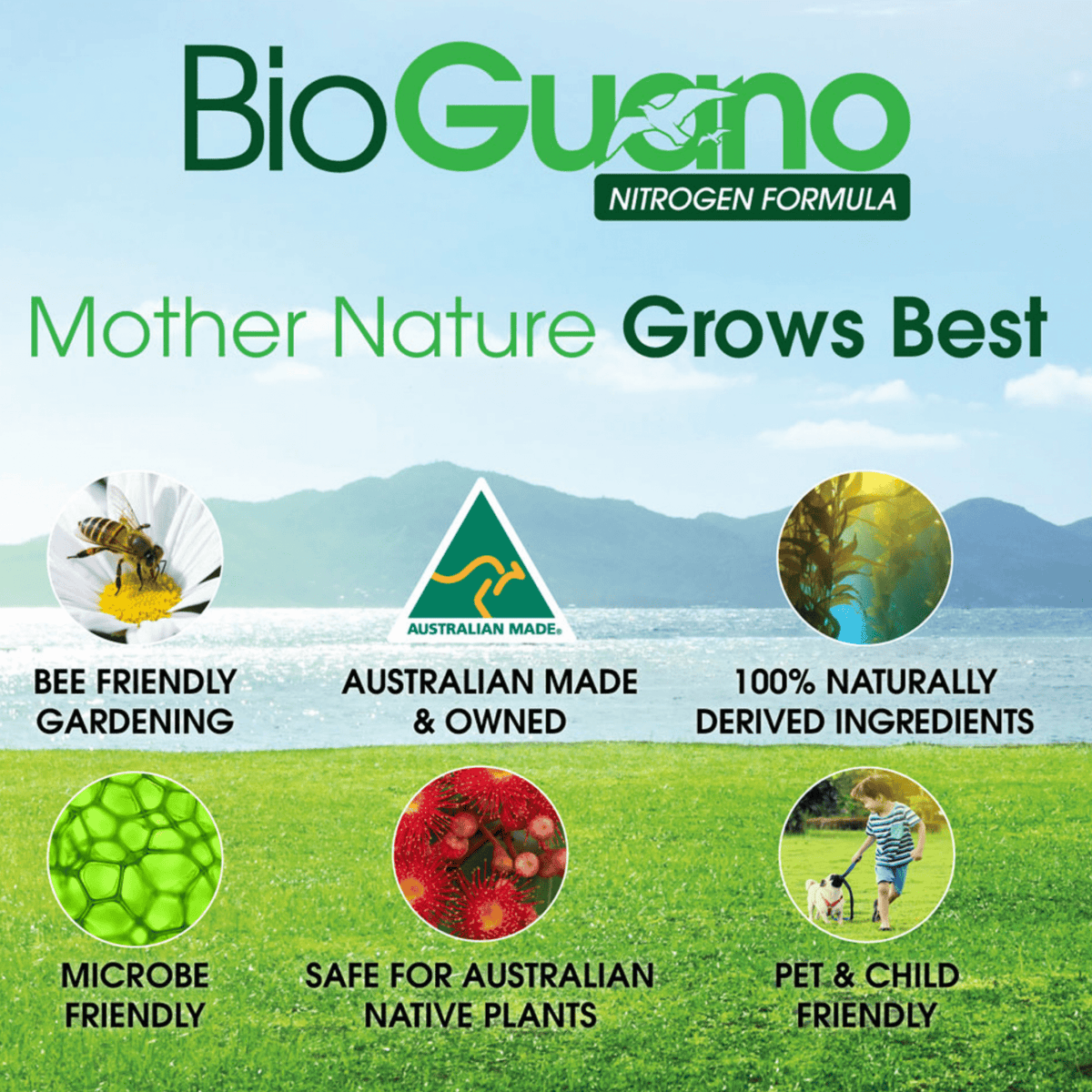 BioGuano Organic Gardening > Liquid Fertilisers BioGuano Nitrogen Blend - Garden Spray Pack 2L