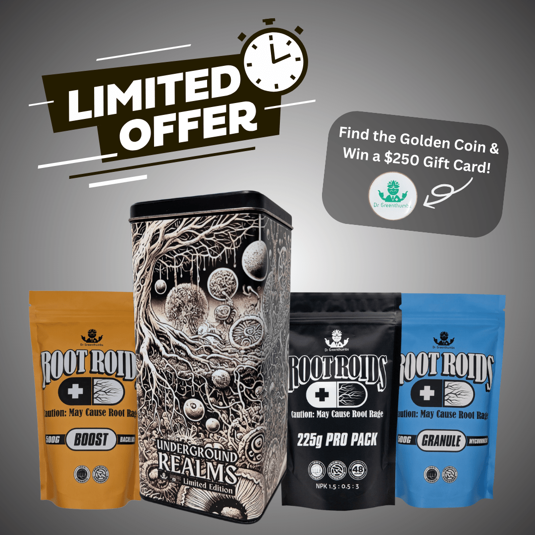 Dr Greenthumbs Organic Gardening > Microbes & Inoculants Root Ragers VIP – Underground Realms Collectors Pack