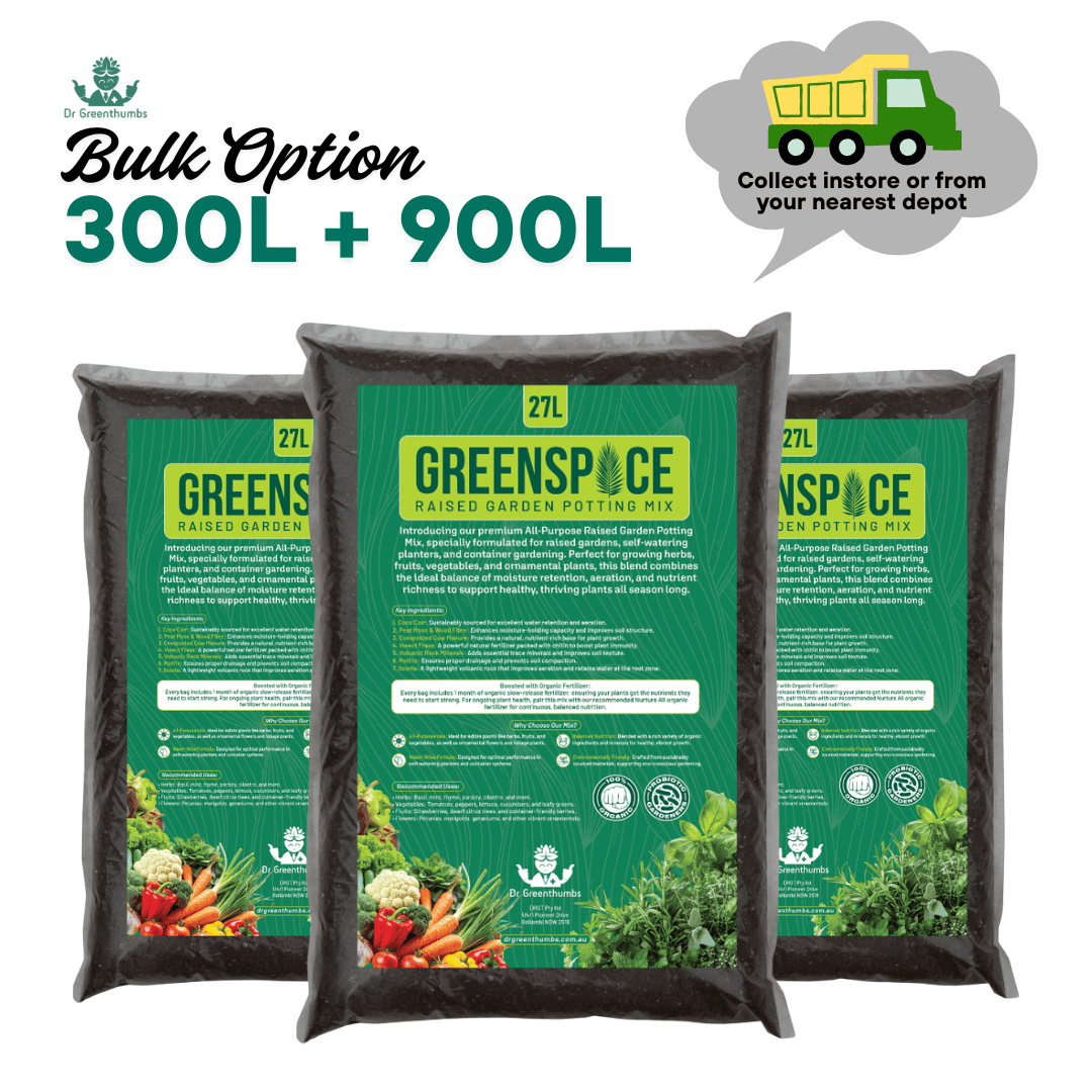 Dr Greenthumbs Organic Gardening > Potting Soil & Growing Media GreenSpace Raised Garden & Container Potting Soil (BULK BUY)
