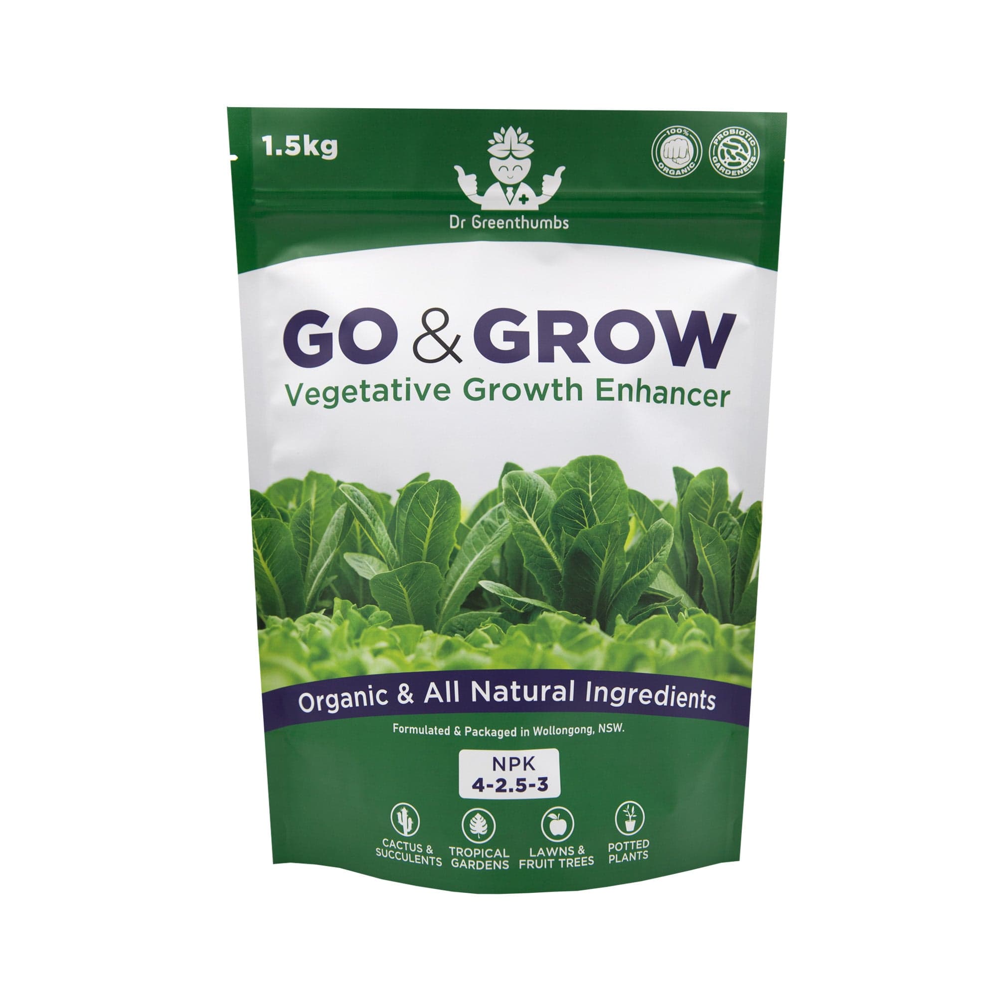 Dr Greenthumbs Go & Grow 1.5kg (Vegetative Craft Blend)