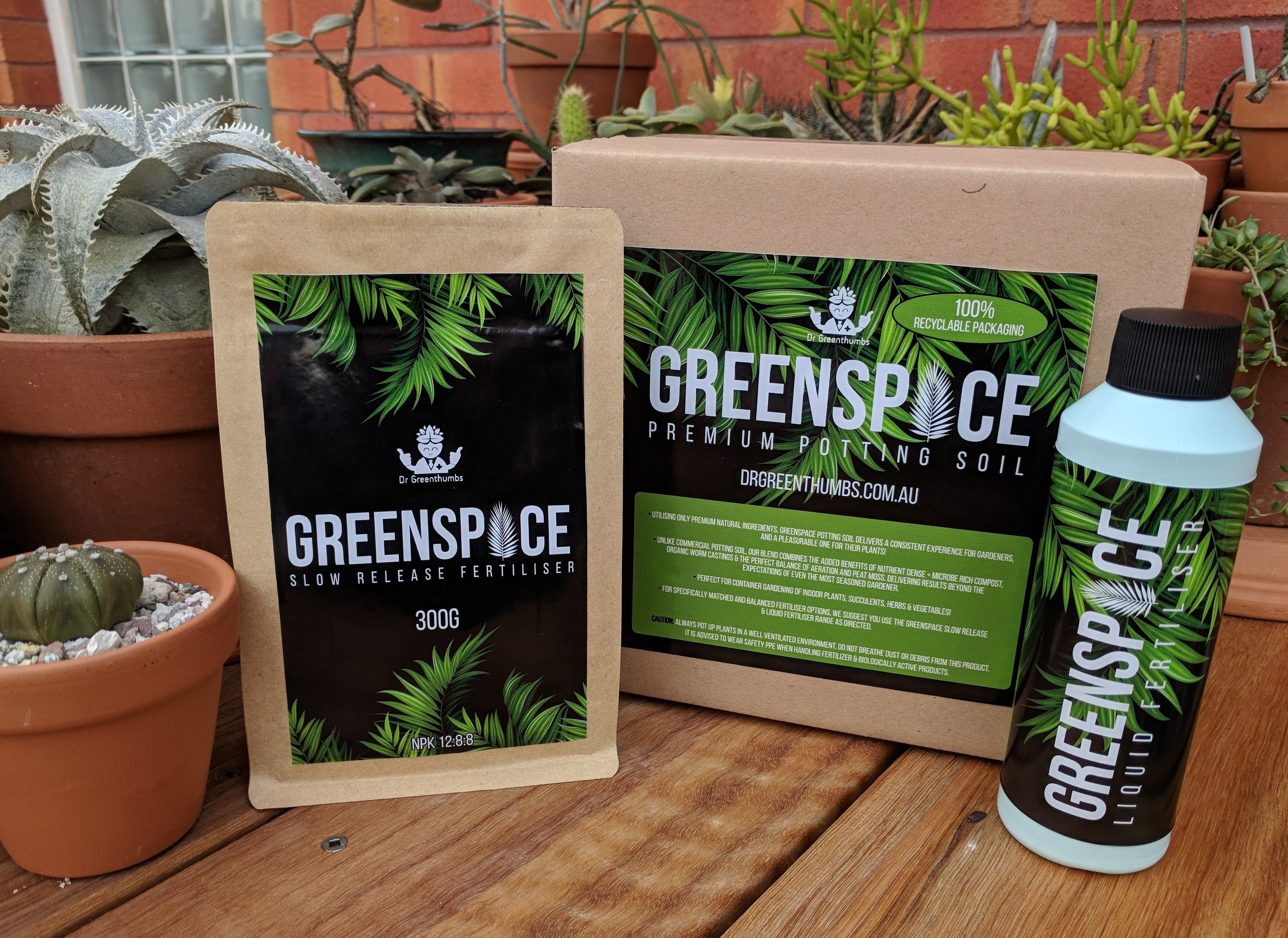 Dr Greenthumbs GreenSpace Premium Potting Soil (No Wood Chunks!)
