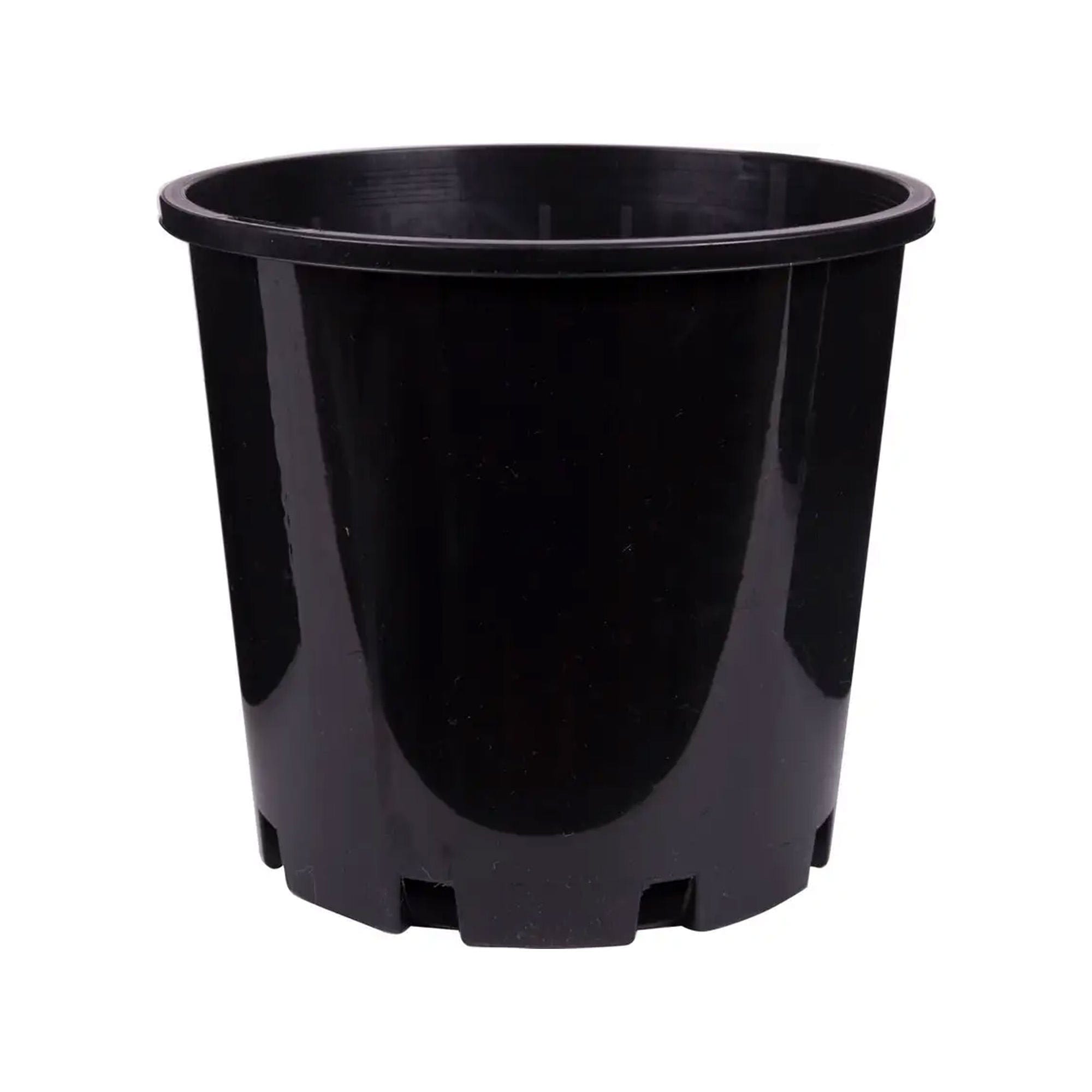 Dr Greenthumbs Pot Round Black 200mm (Regular & Squat Options)