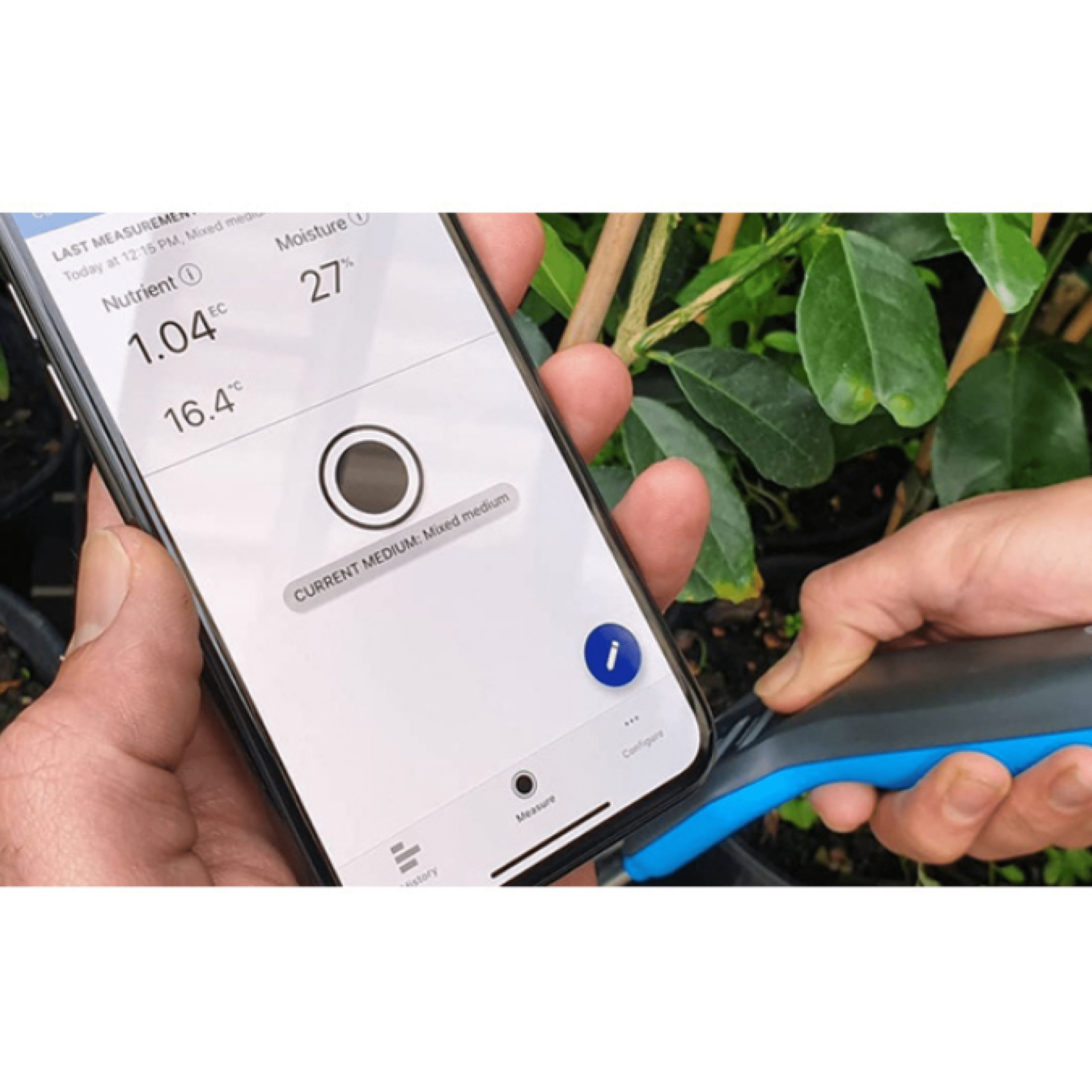 Bluelab EC & pH Monitoring Bluelab Pulse EC/MC Meter (Read Nutrient Level In Coco/Soil)